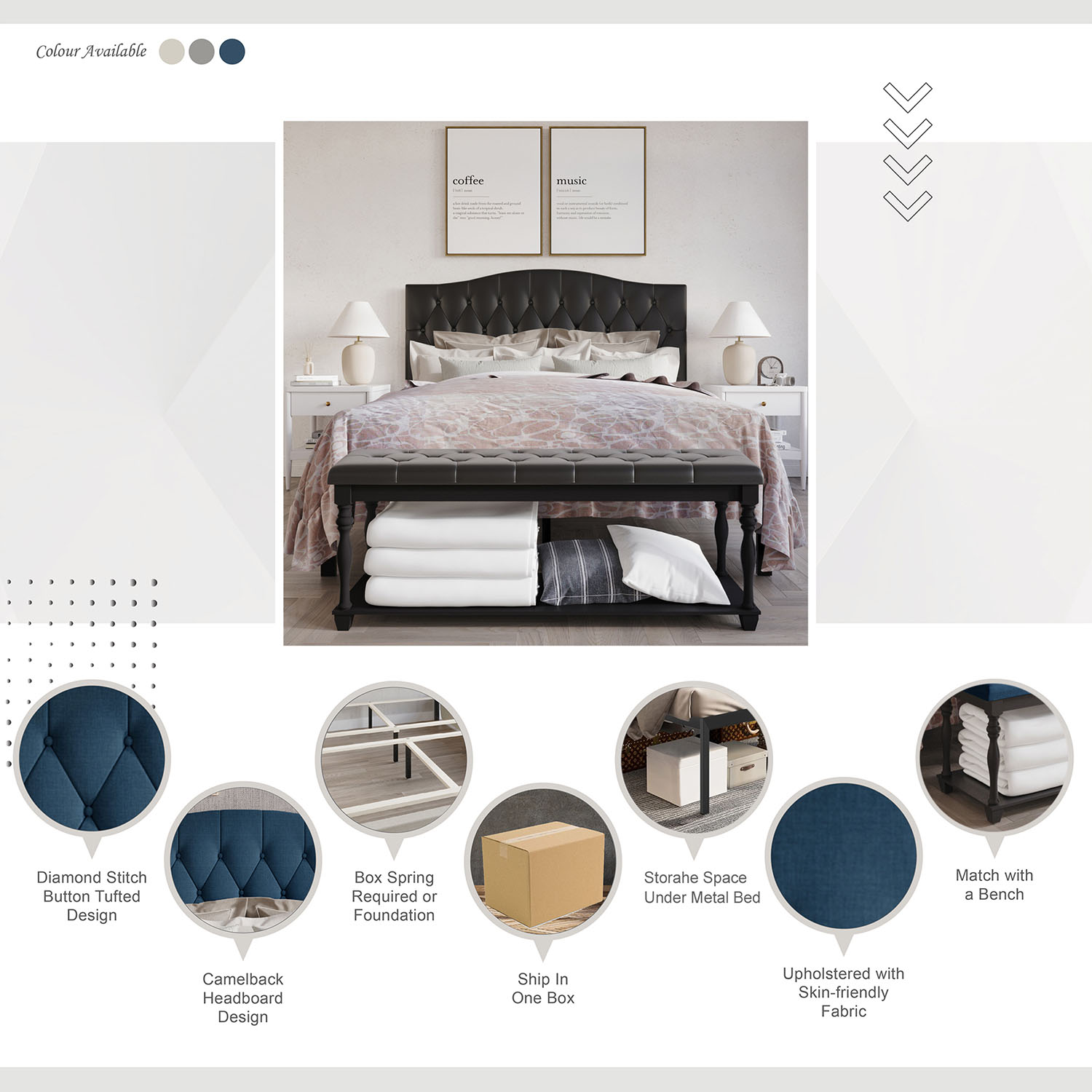 ChaletPosh C8390KUB-LGY-LN-2X beds - View #9