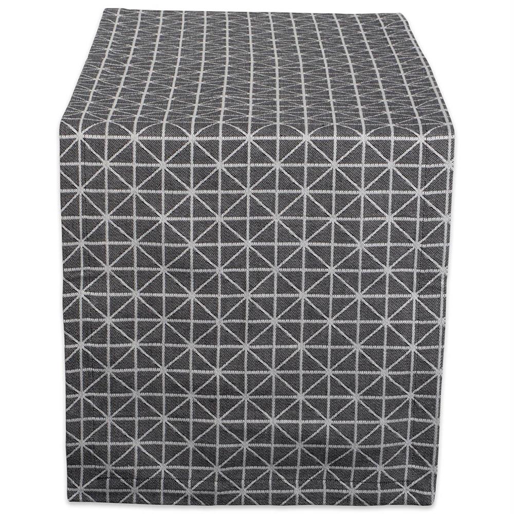 DII CAMZ38703 Black and white Table runner