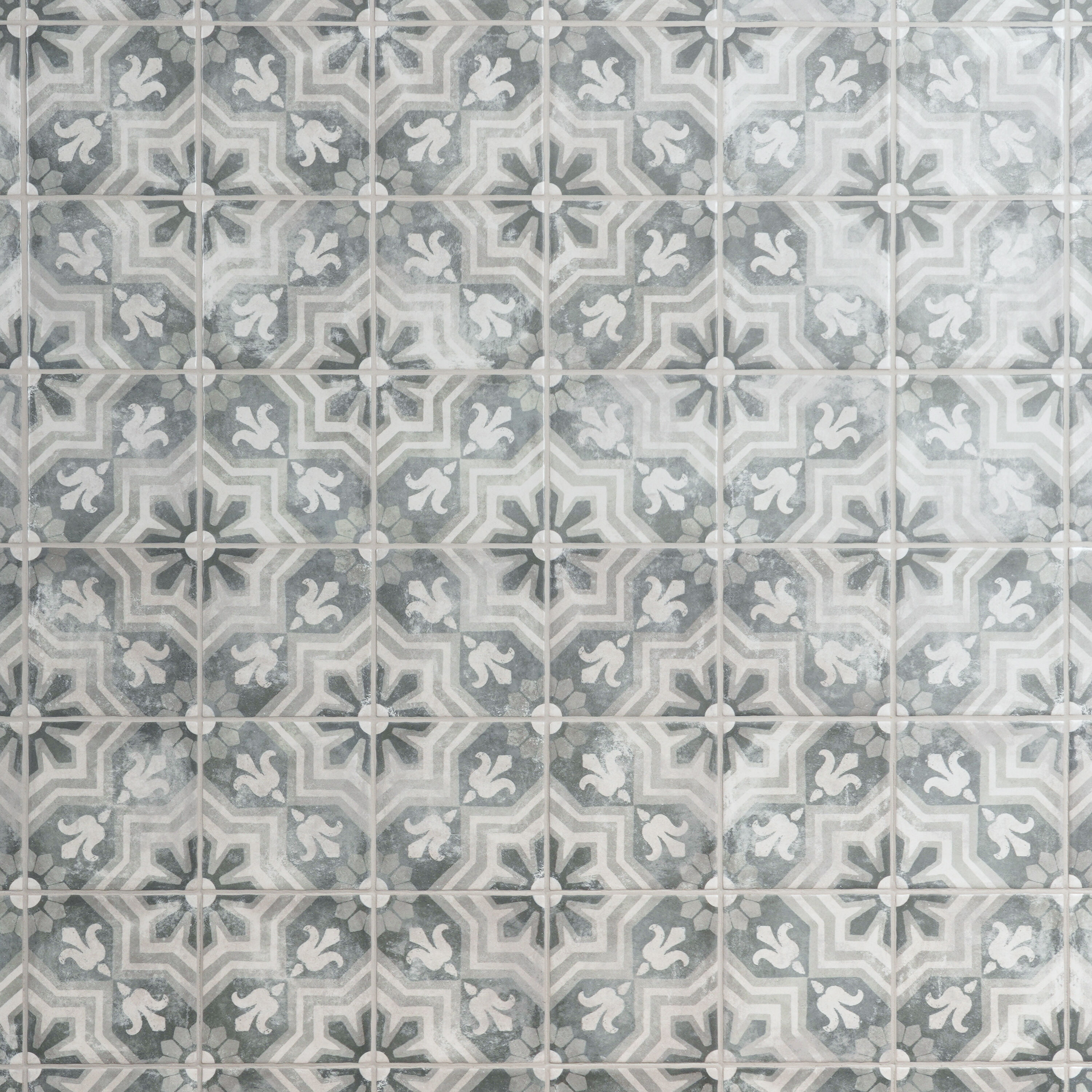 Artmore Tile Paula Purroy Reverie Alta 5-in x 5-in Matte Ceramic Encaustic Wall Tile ( 6.01-sq ft / Carton )