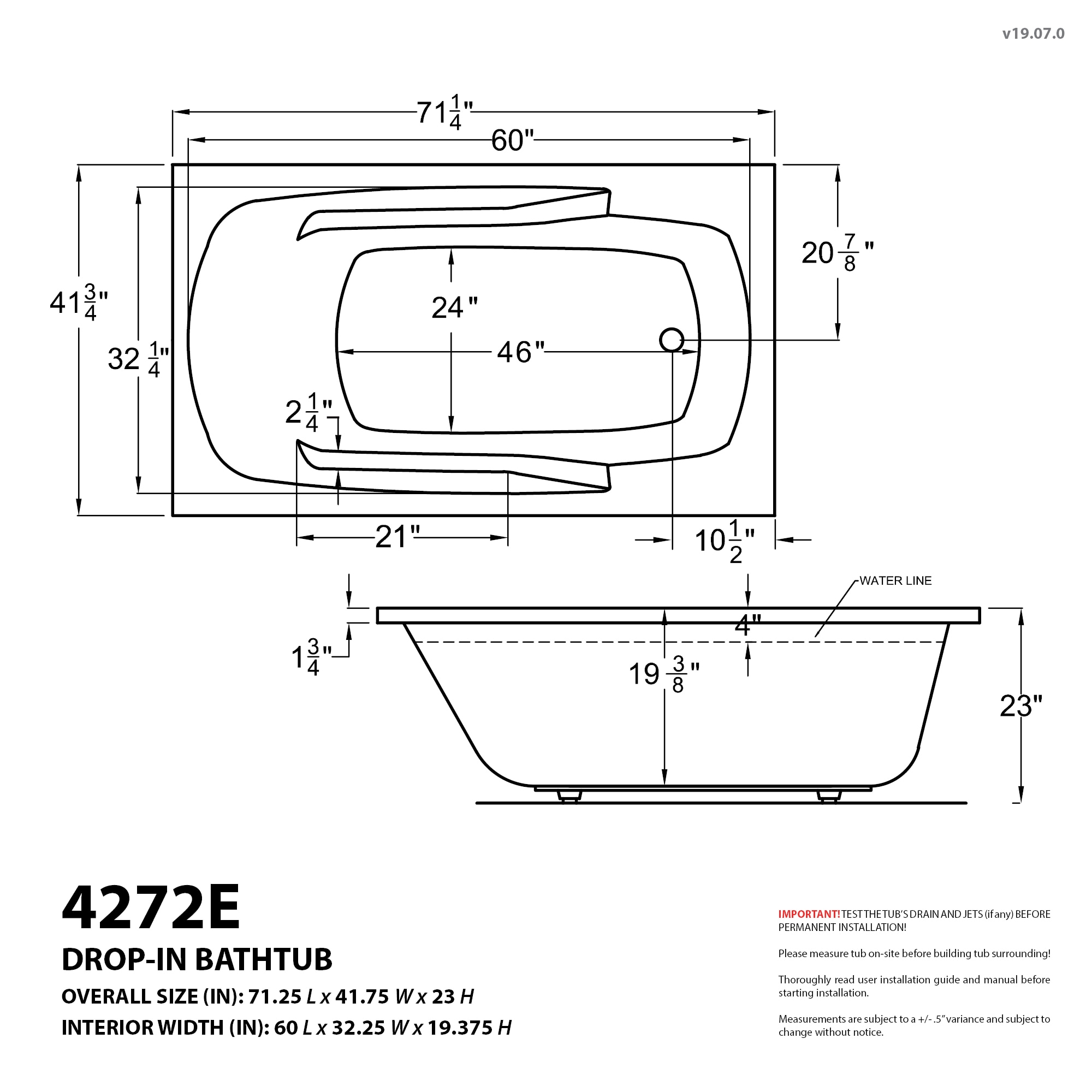 Endurance LS4272EWR bathtubs - View #9