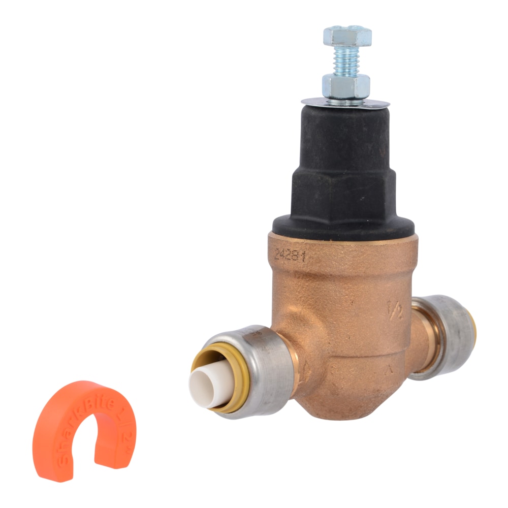 Cash Acme PVA08P-DSB-60 1/2-in Push-to-connect Brass Pressure regulator valve