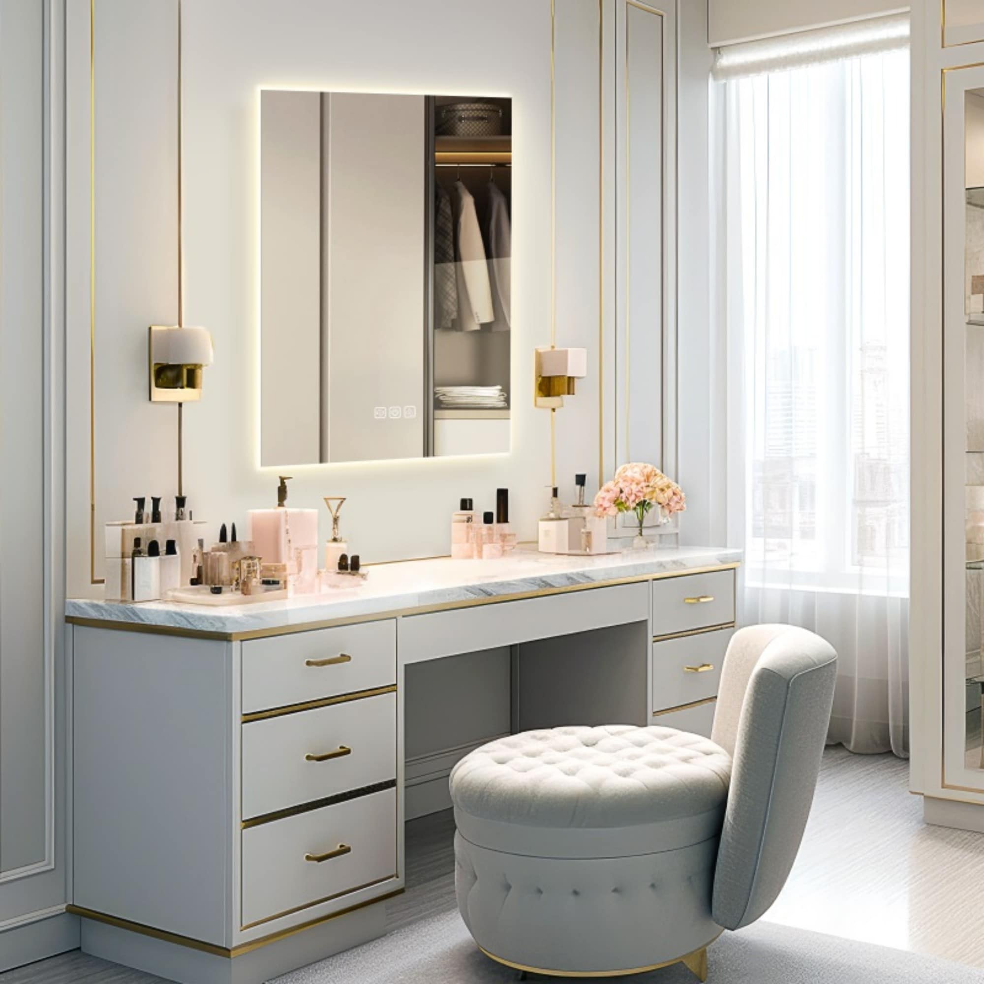 Tatayosi XH-284020 Framed-Bath-Mirrors - View #6