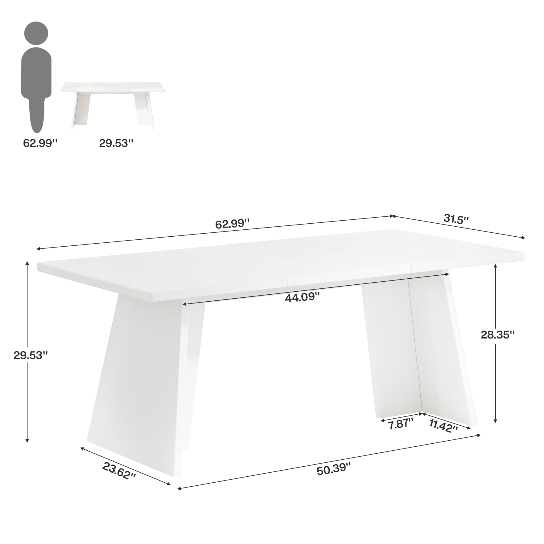 Tribesigns LWOYJL-1029YY desks - View #6