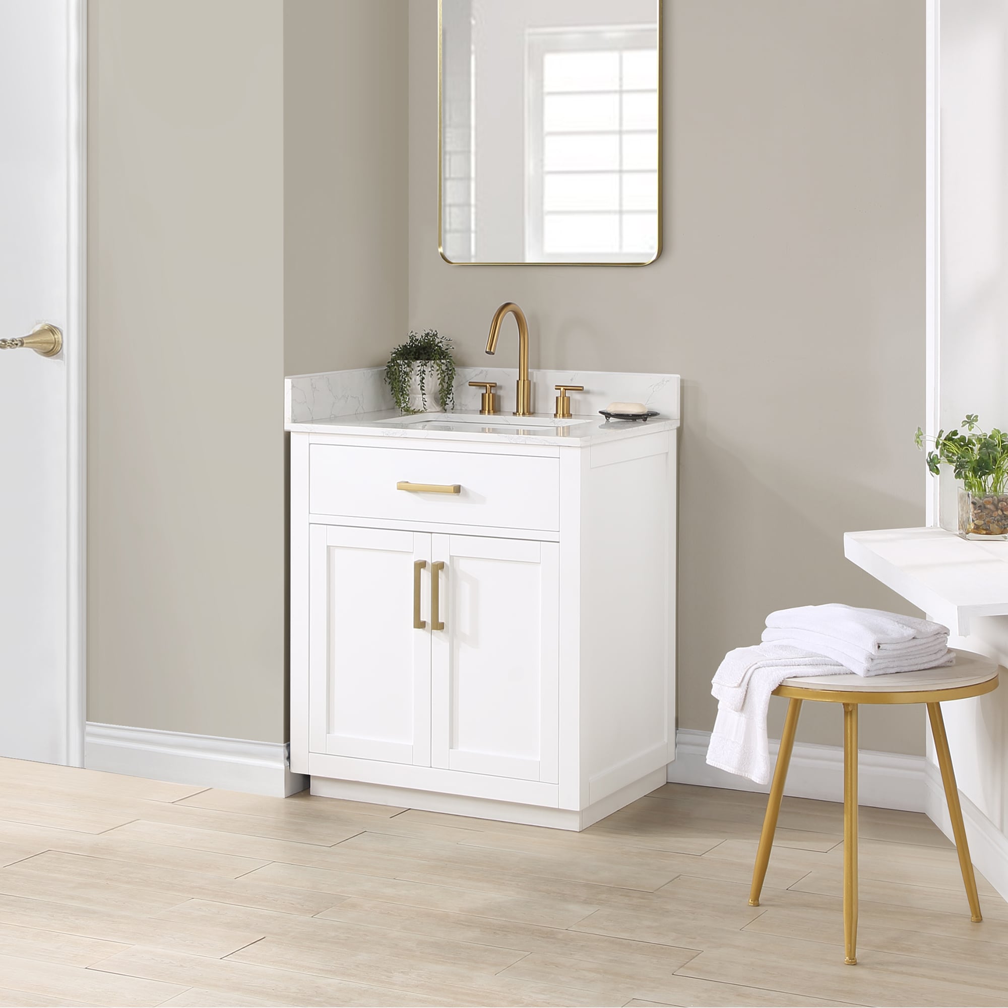 Altair 557030-WH-GW-NM Bath-Vanity-Combo - View #2