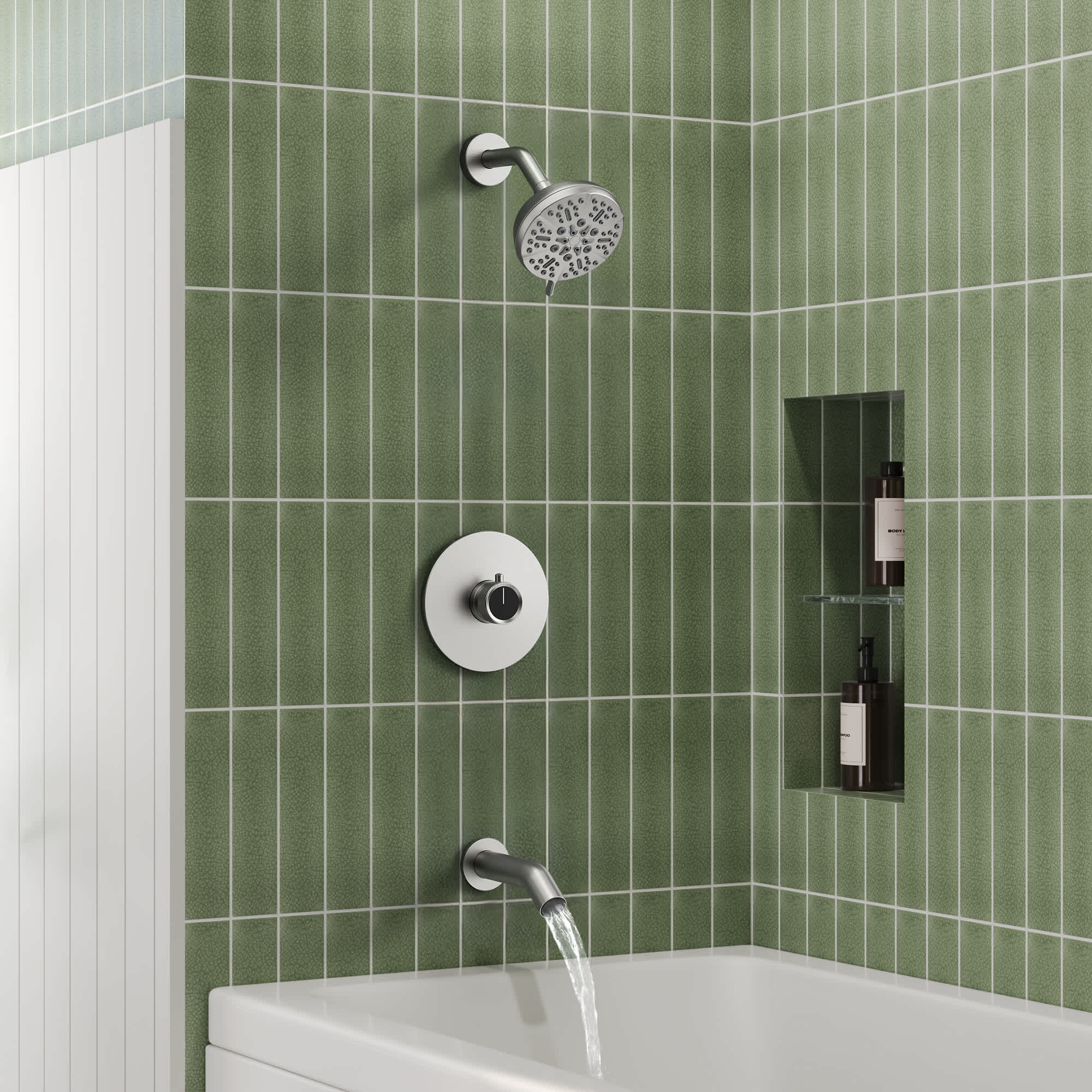 EVERSTEIN SFS-1102-NK Showerhead-Bar-Panels - View #2