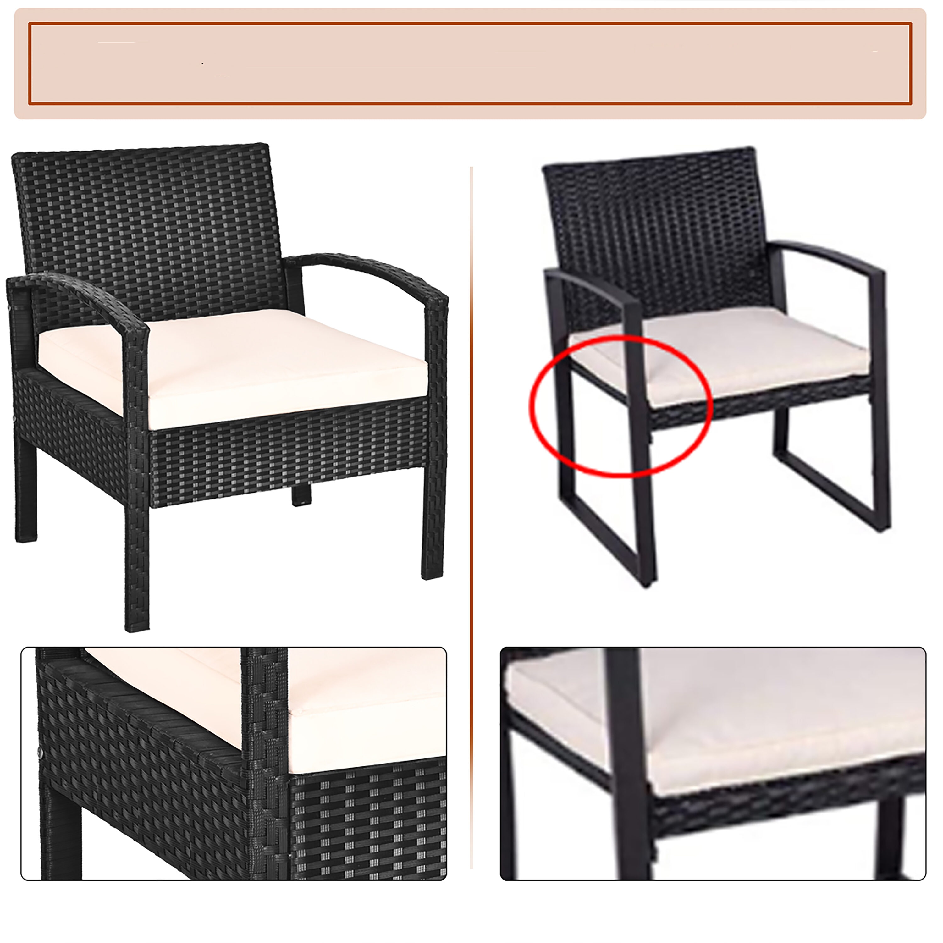 Costway HW63757 Patio-Conversation-Sets - View #5