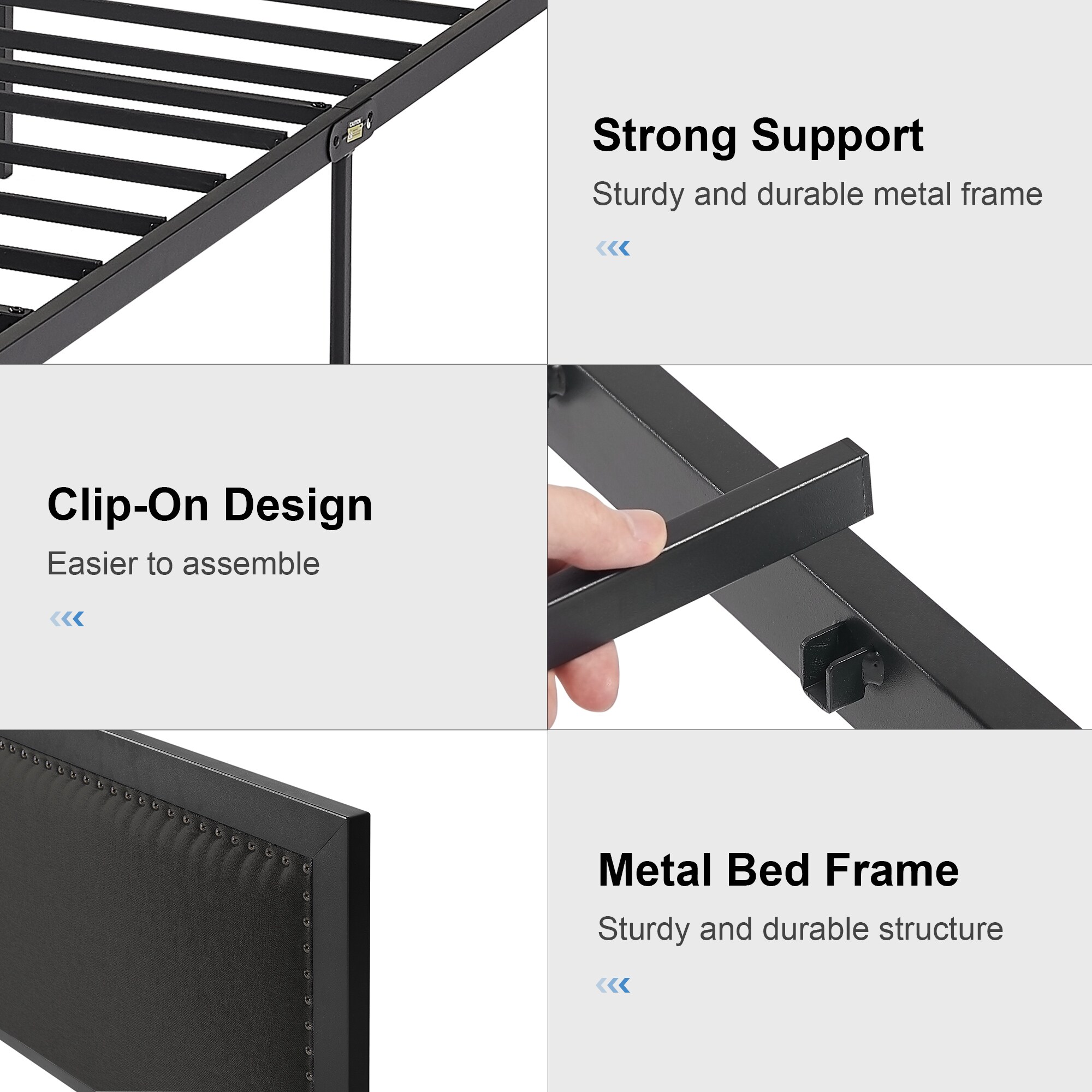 Vecelo LOE-Q35-BLK beds - View #6