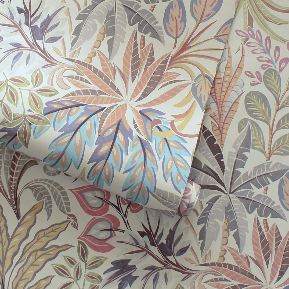 Floral Botanical Multicolor Vinyl Peel and Stick Wallpaper