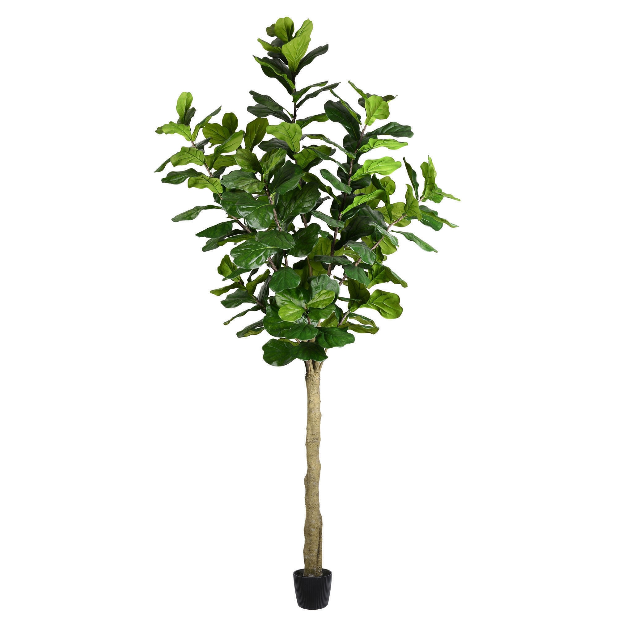 Vickerman TB180299 120-in Green Indoor Fiddle Leaf Artificial Tree