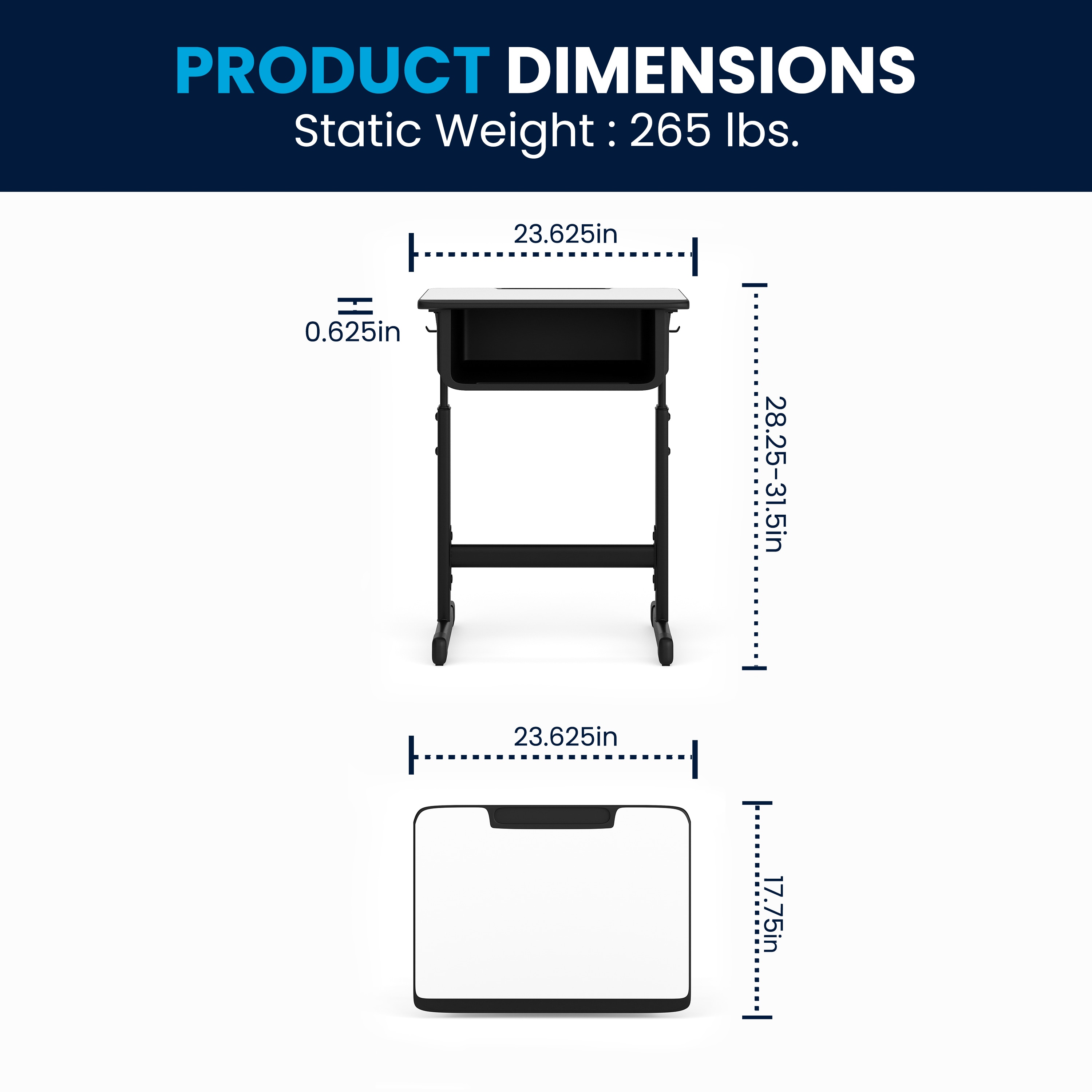 Flash Furniture 847254075435 desks - View #8