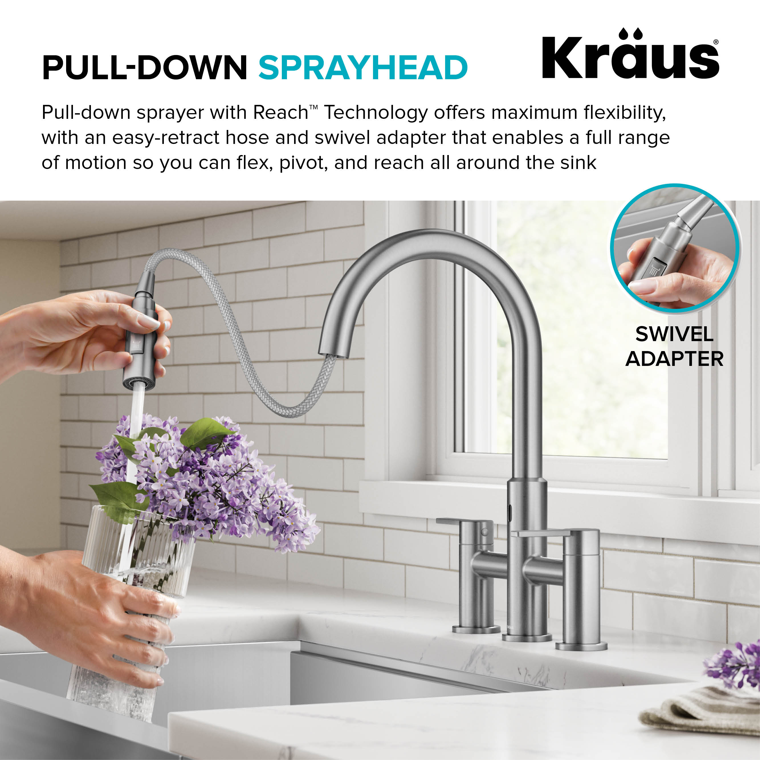 Kraus KSF-3122SFS Kitchen-Faucets - View #5