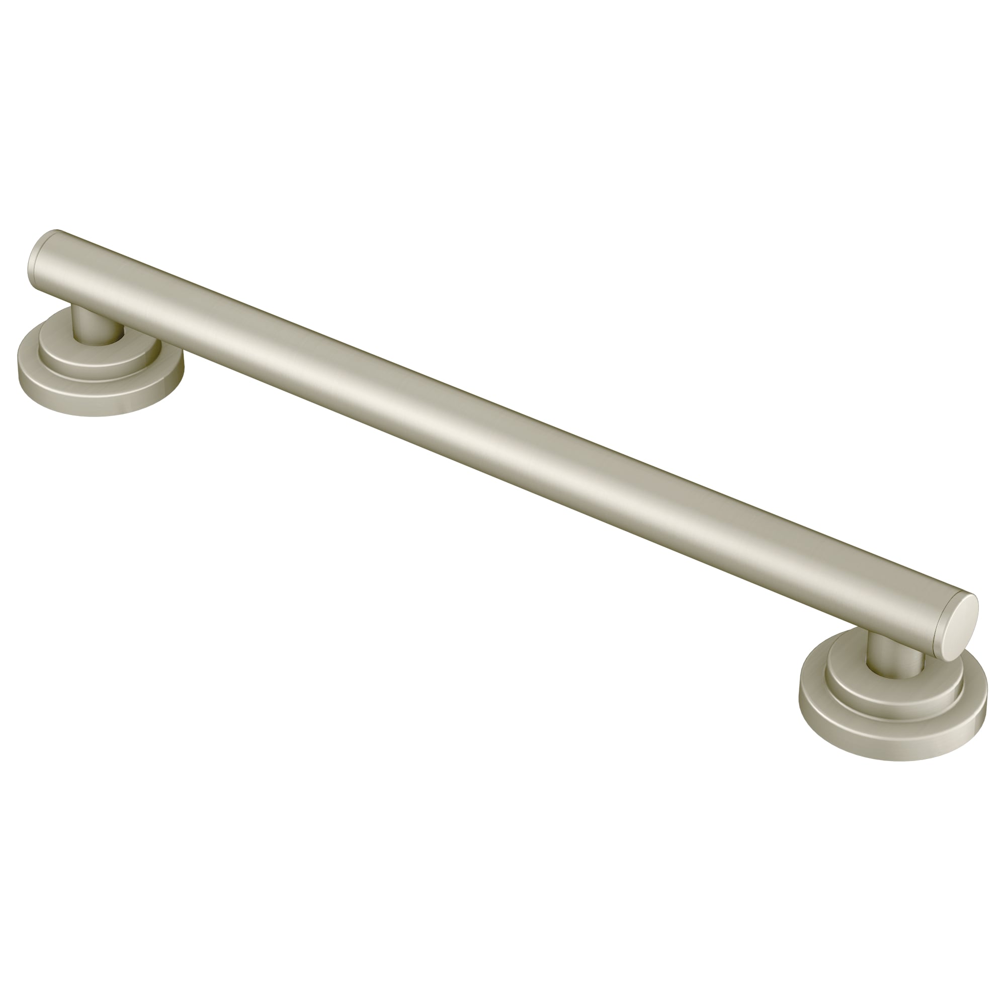 Iso 42-in Brushed Nickel Wall Mount ADA Compliant Grab Bar (300-lb Weight Capacity) Stainless Steel | - Moen YG0742BN