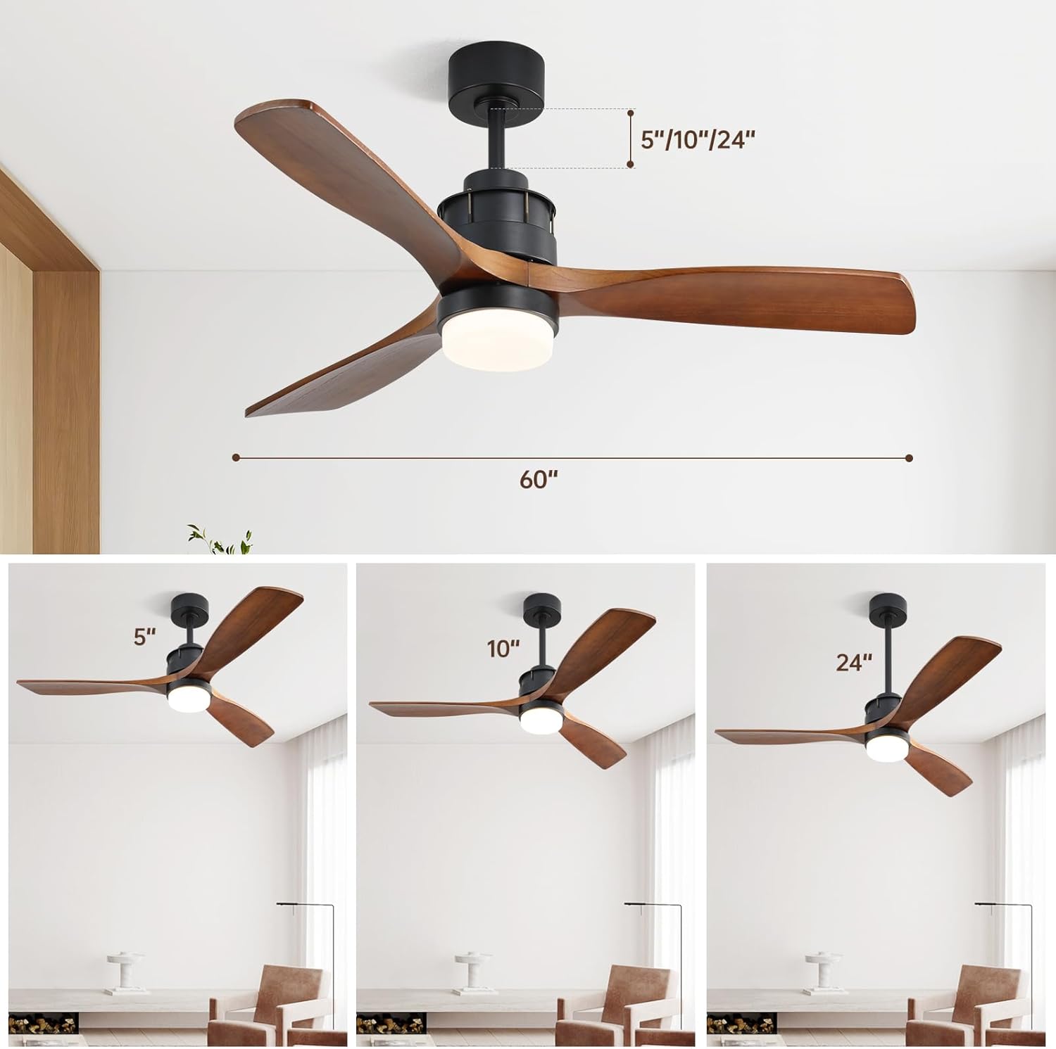 Dexmalle KBS-6005 Ceiling-Fans - View #2