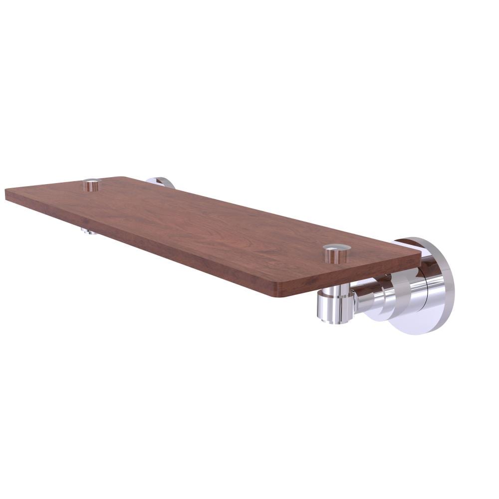 Allied Brass WS-1-16-IRW-PC Washington Square Polished Chrome Wall mount Bathroom Shelf ( 16-in x 2.5-in x 5-in )
