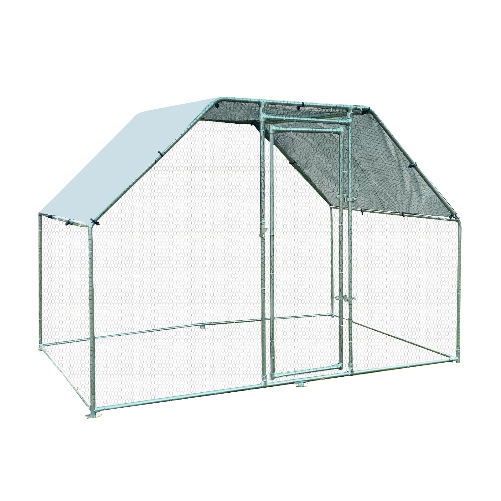 Maocao Hoom JL668165 Silver Metal Chicken coop