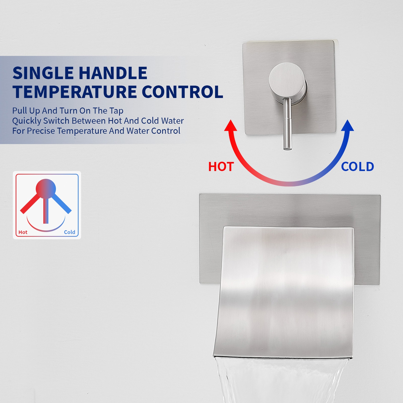 Wall Waterfall Faucet