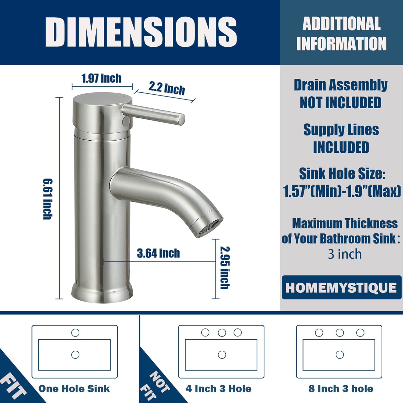 BWE A-99052-N-2 Lavatory-Faucets - View #7