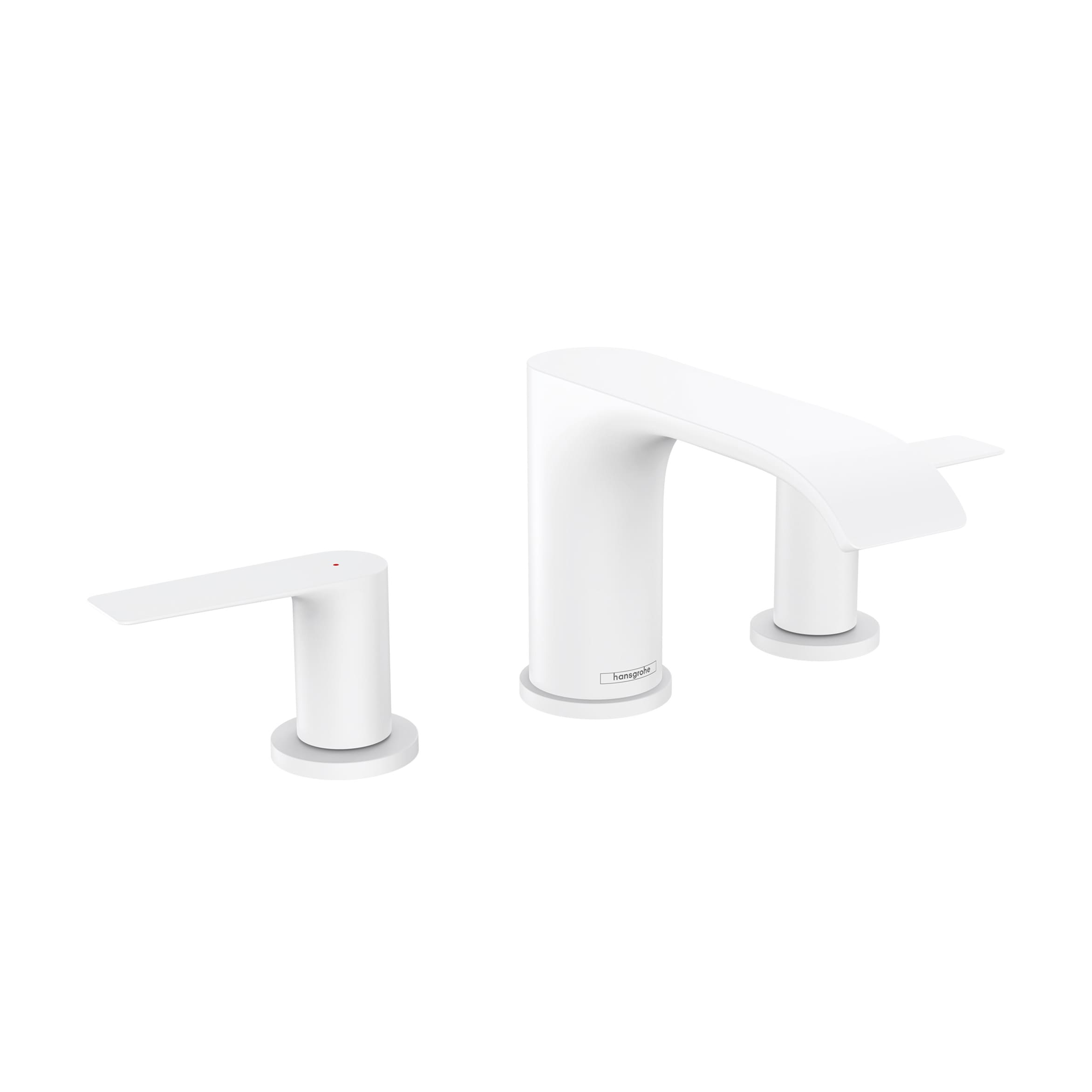 Hansgrohe 75033701 Matte White 2-handle Deck-mount Roman Mid-arc Bathtub Faucet ( Valve Included )