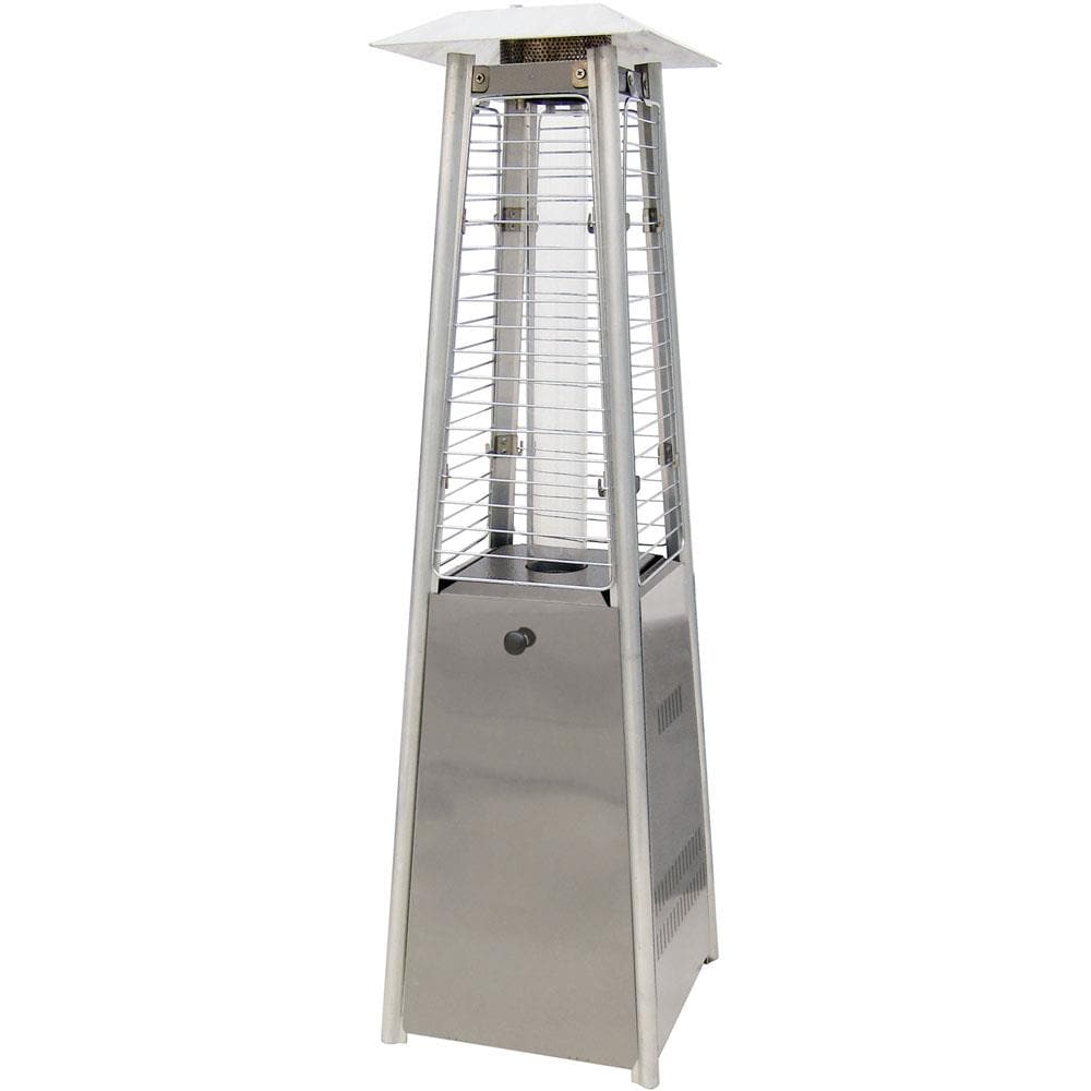 Hanover 9500 Btu Stainless Steel Steel Tabletop Liquid Propane Patio Heater In The Gas Patio Heaters Department At Lowes Com