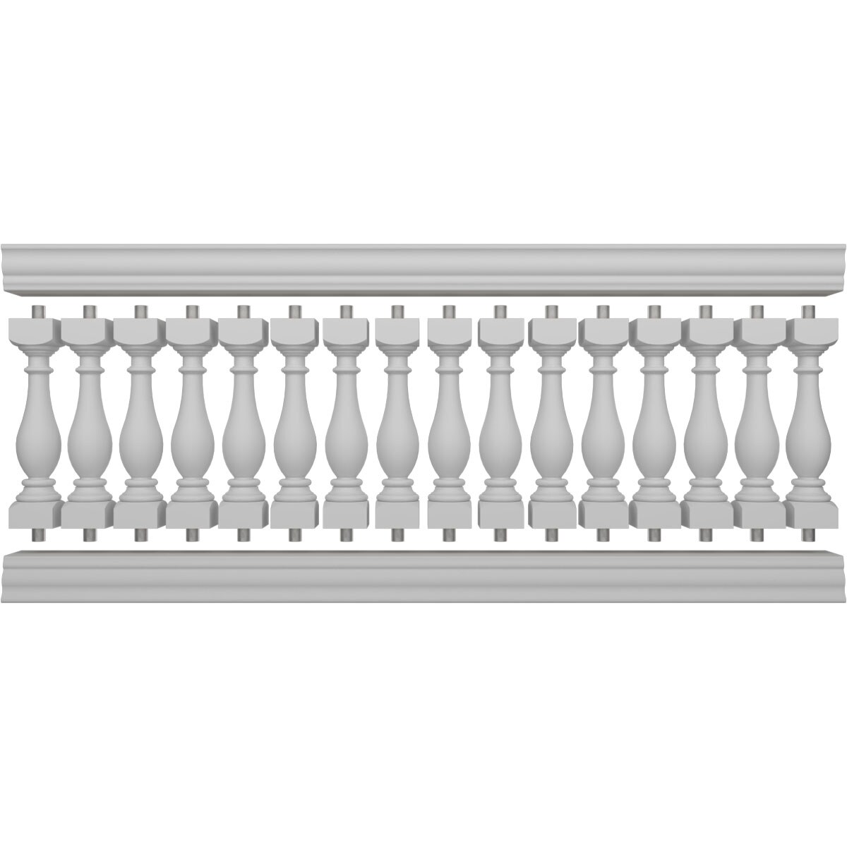 Ekena Millwork BALK38X096LGG railings - View #5