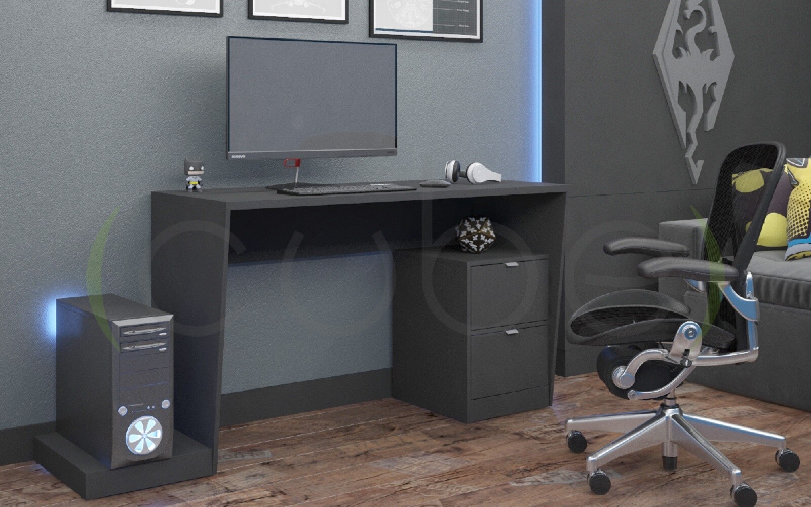Manhattan Comfort 148AMC153 desks - View #2