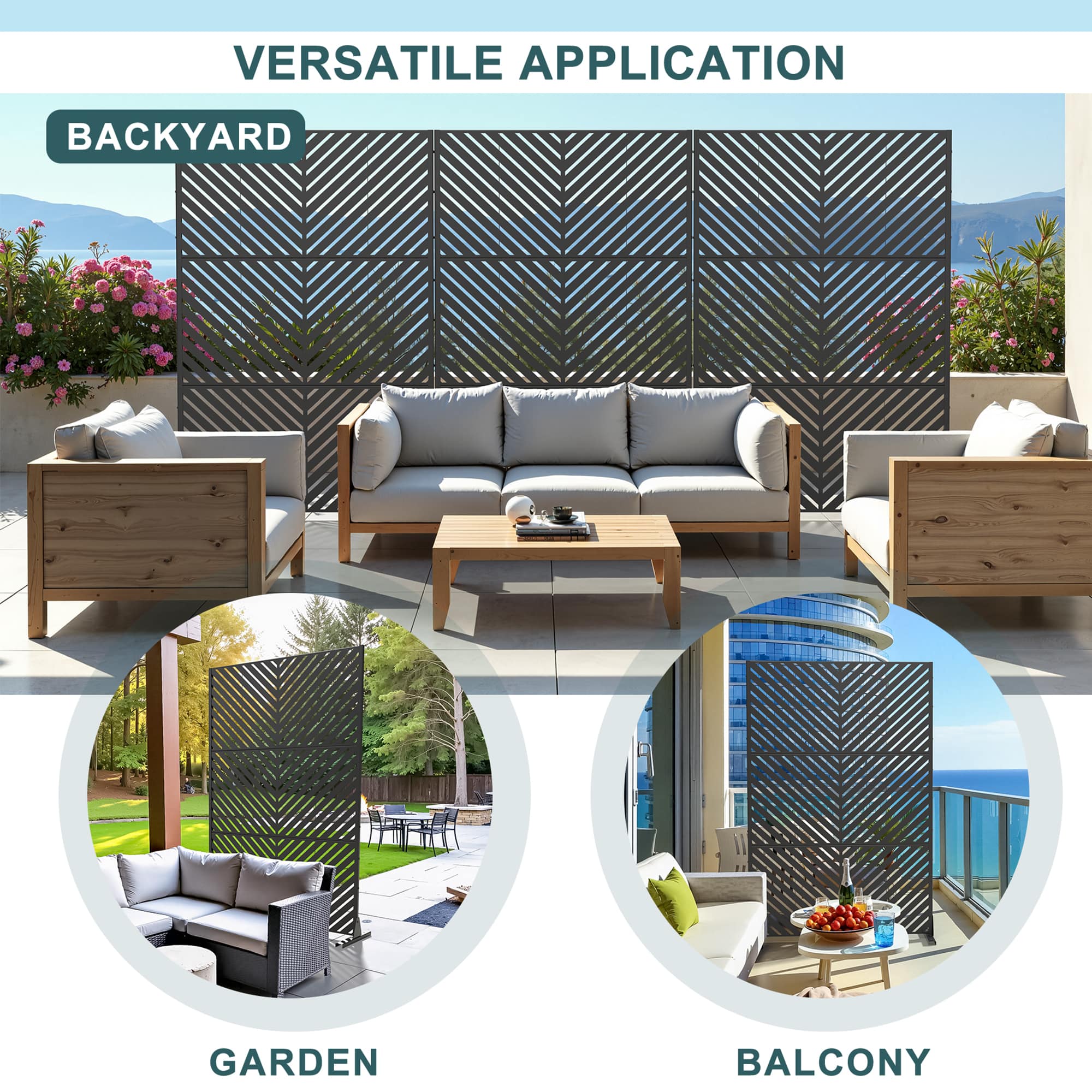 Aveyas LW0406-SYJPF-3 Outdoor-Privacy-Screen - View #4