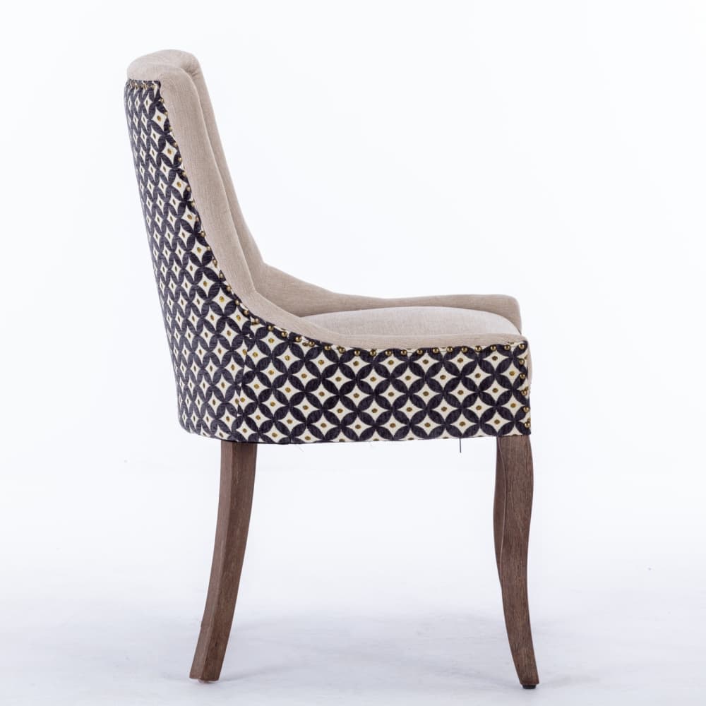 Maison Boucle SORA-CHAIR-PATTERN-4 Dining-Chairs - View #5