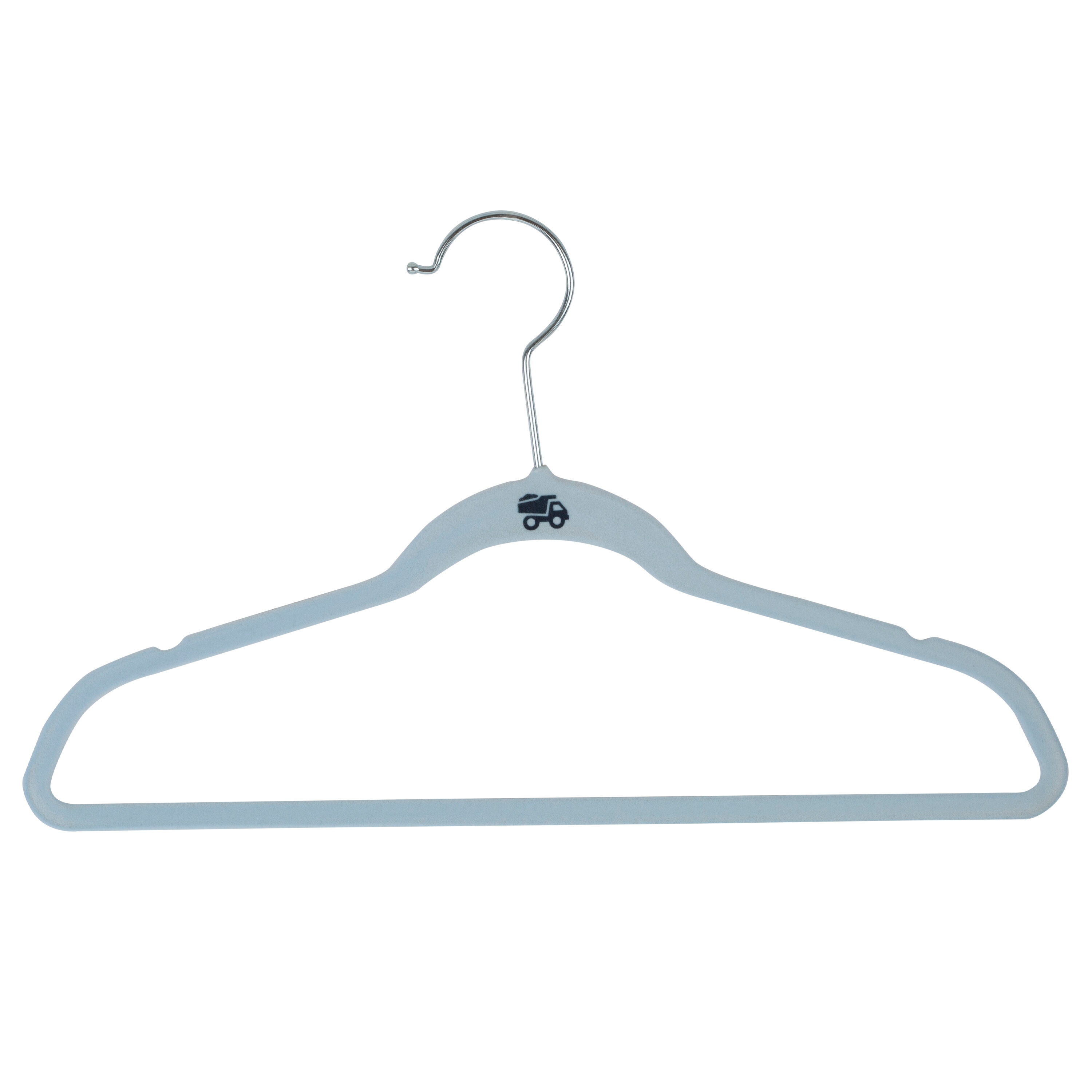 Merrick Plastic Clothing Hanger, 100 Pack, Artic White 