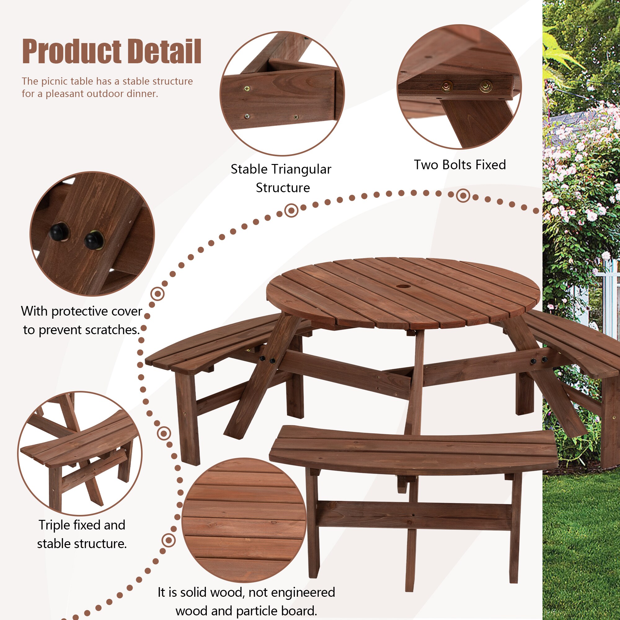 Maocao Hoom BH81086 Picnic-Tables - View #2