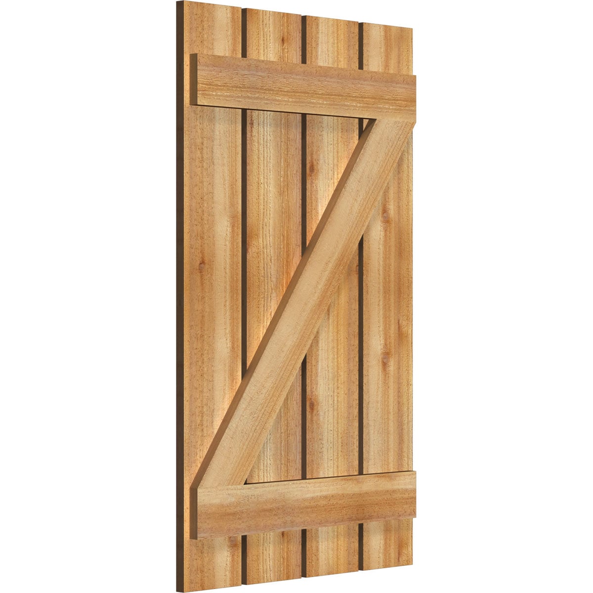Ekena Millwork RBS06Z23X039RWR Exterior-Shutters - View #2
