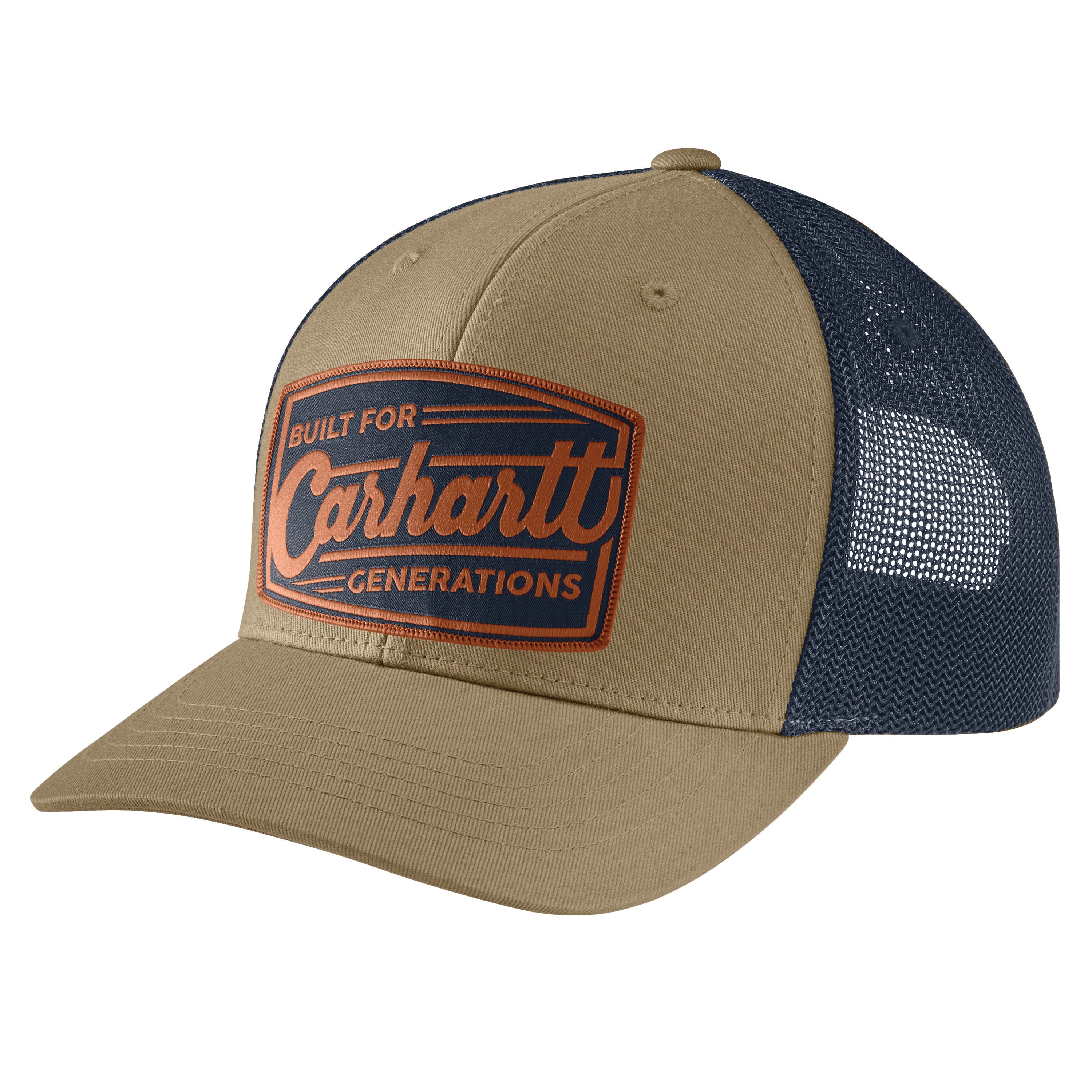 Carhartt 106928-DKHOS Men's Dark Khaki Cotton Baseball cap