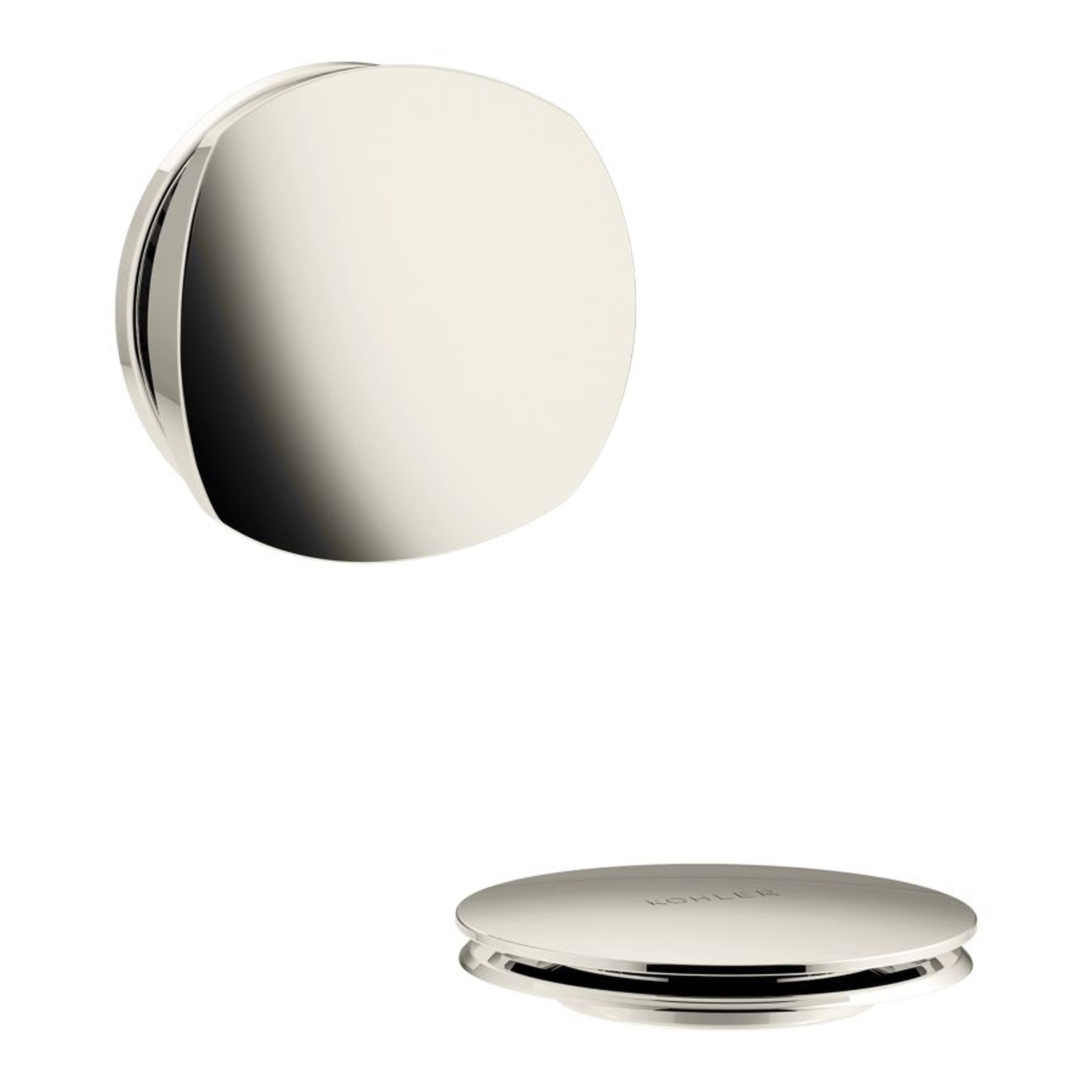 KOHLER T37391-SN 3-in Vibrant Polished Nickel Round Drain Cover Set