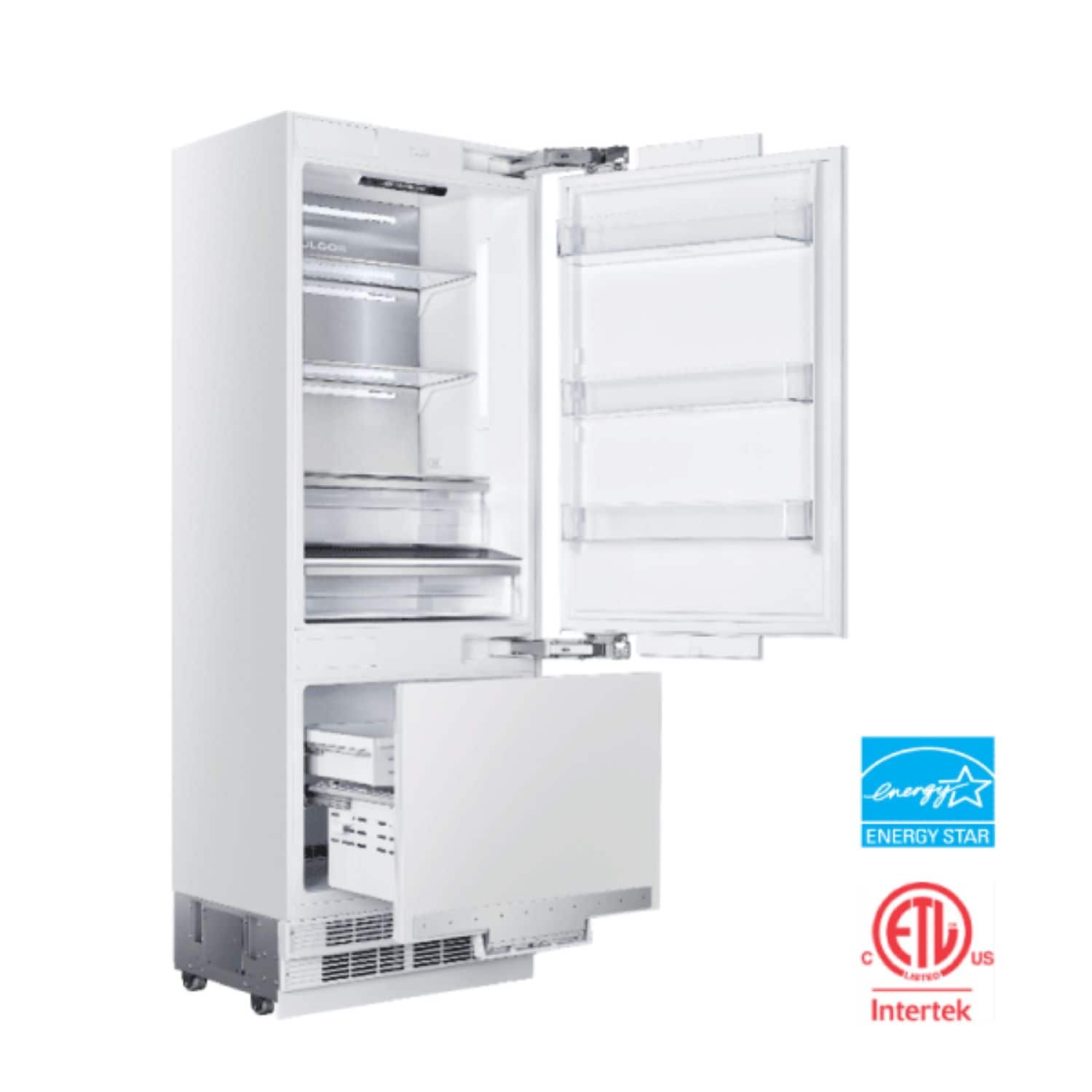 Hallman HRBIBM72PR Bottom-Freezer-Refrigerators - View #3