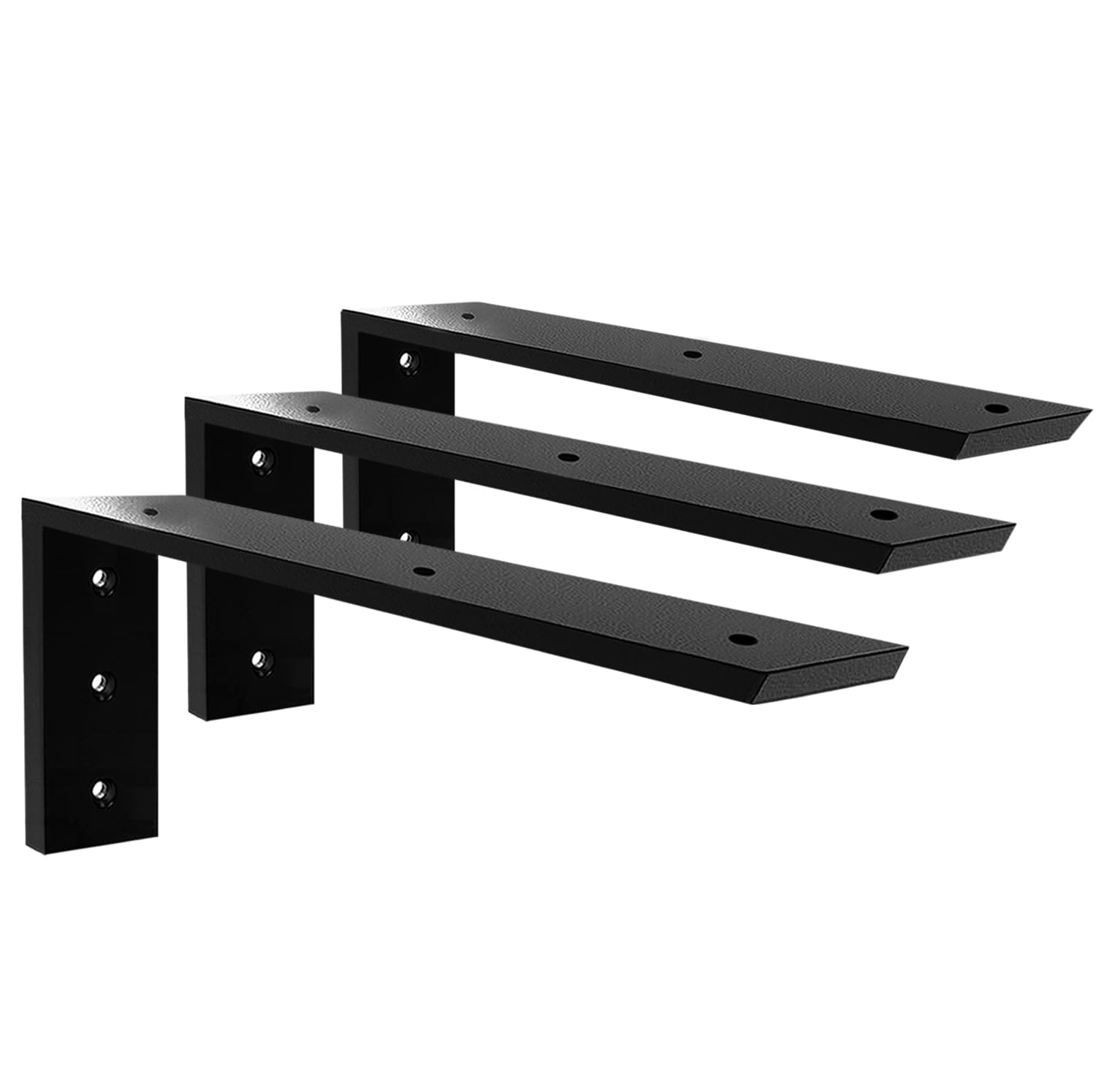 Anqtovp  Countertop Support Bracket 20 Inch 3 Pack Heavy Duty L Brackets for Granite Quartz Wood Concrete Laminate Countertops