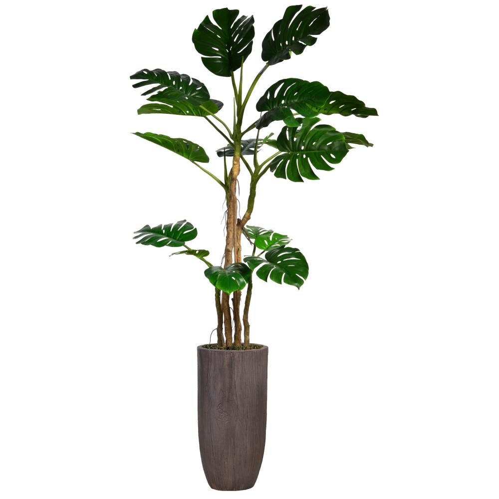 Vintage Home VHX127224 86.25-in Natural/Round Tapered Silk Artificial Tree