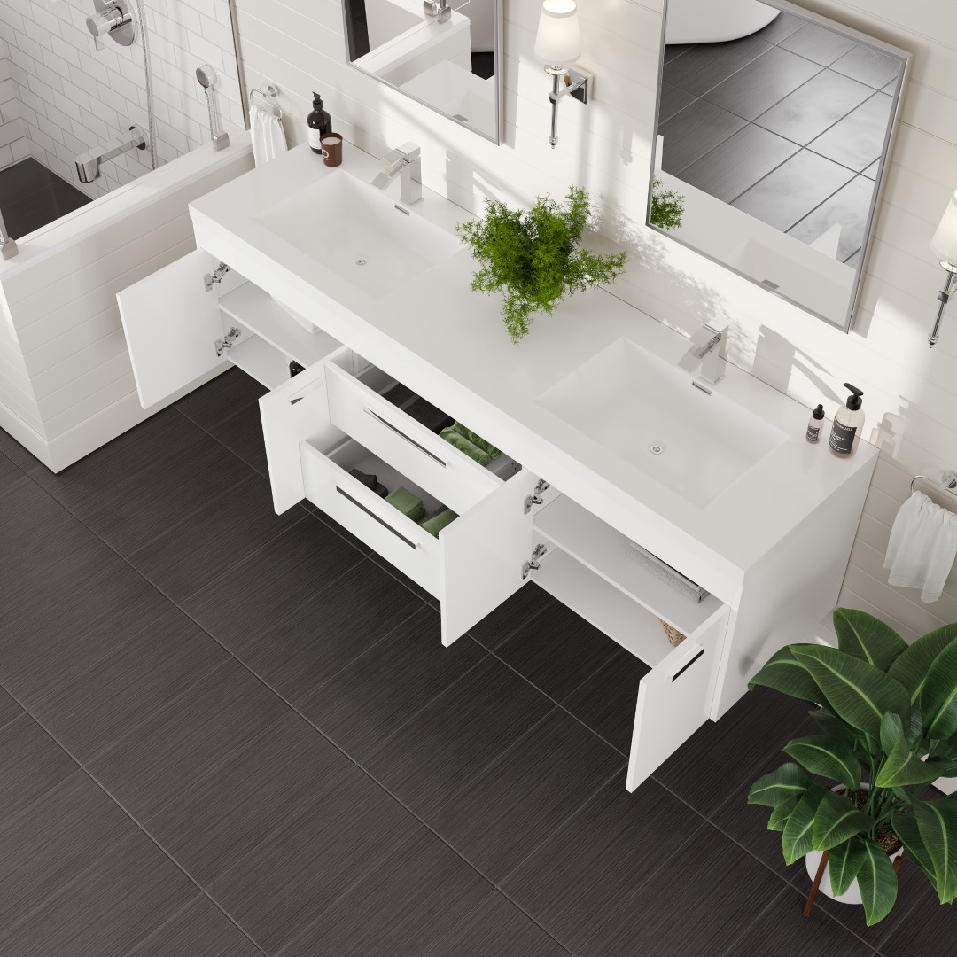 Eviva EVVN1700-8-72WH-WM Bath-Vanity-Combo - View #5