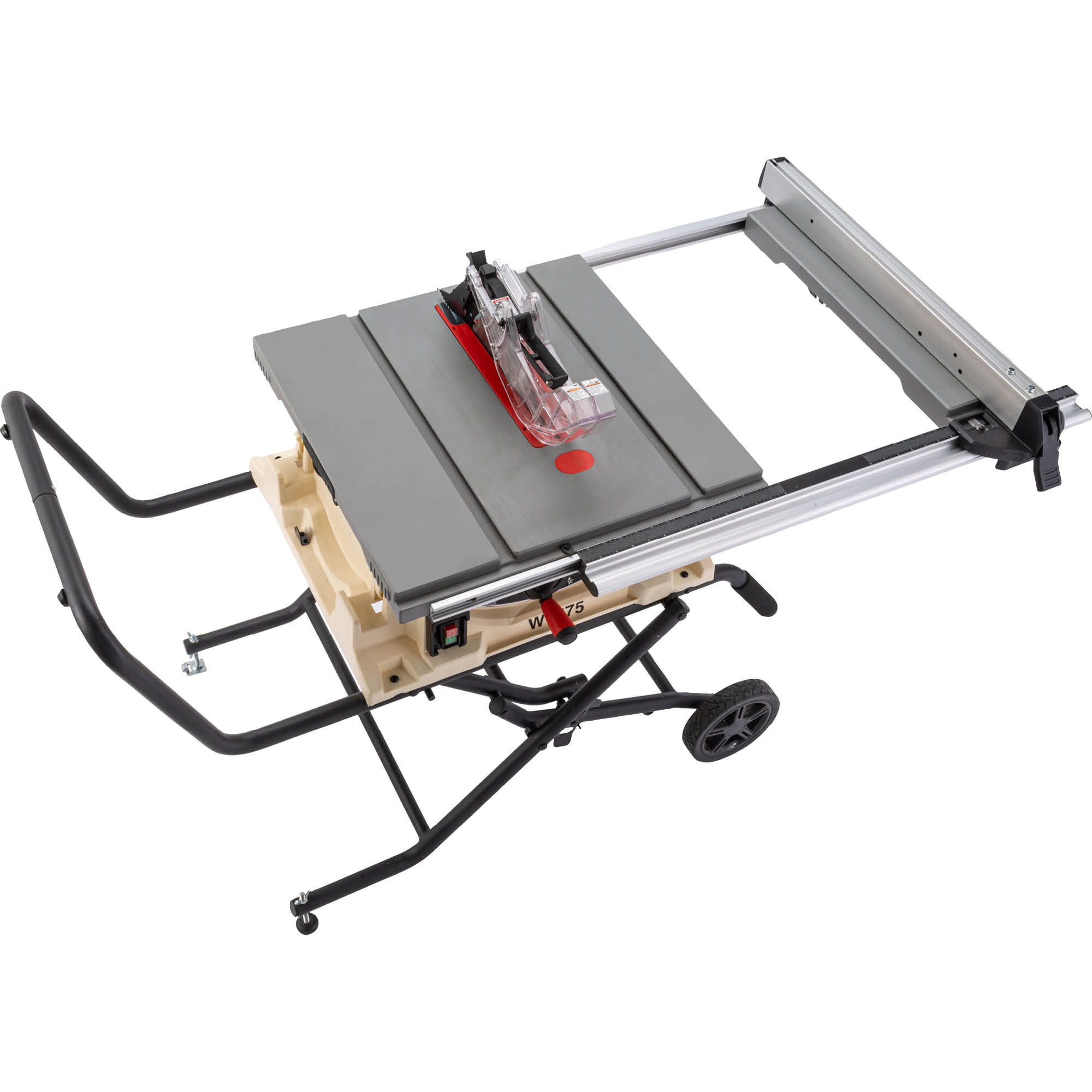 Shop Fox Table Saw 10.01-in 15-Amp 120-Volt Corded Portable Benchtop Table Saw with Foldable Rolling Stand W1875 Sansujyuku sansujyuku.com