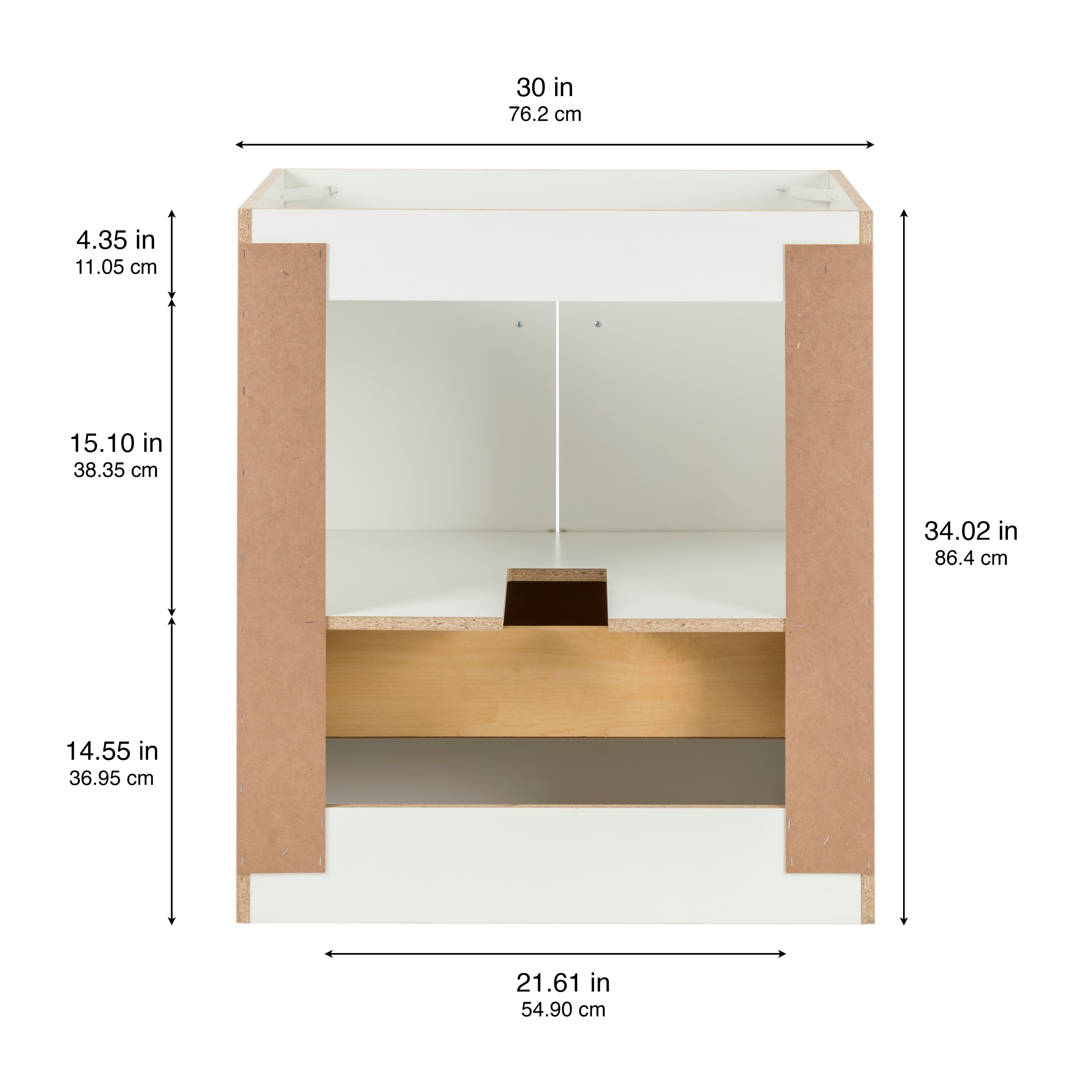 Style Selections ME30P1-WH vanities - View #5