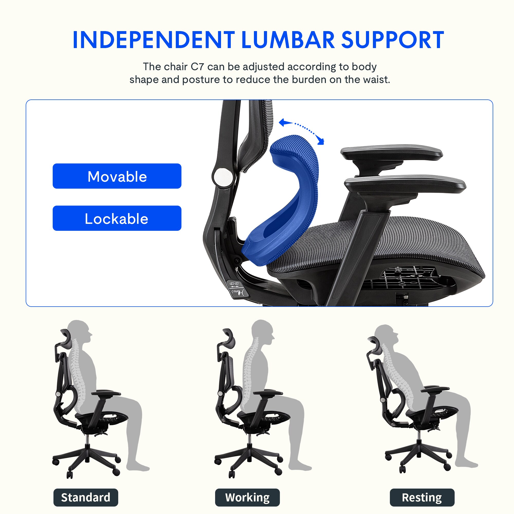 FlexiSpot C7B-M1-DP chairs - View #8