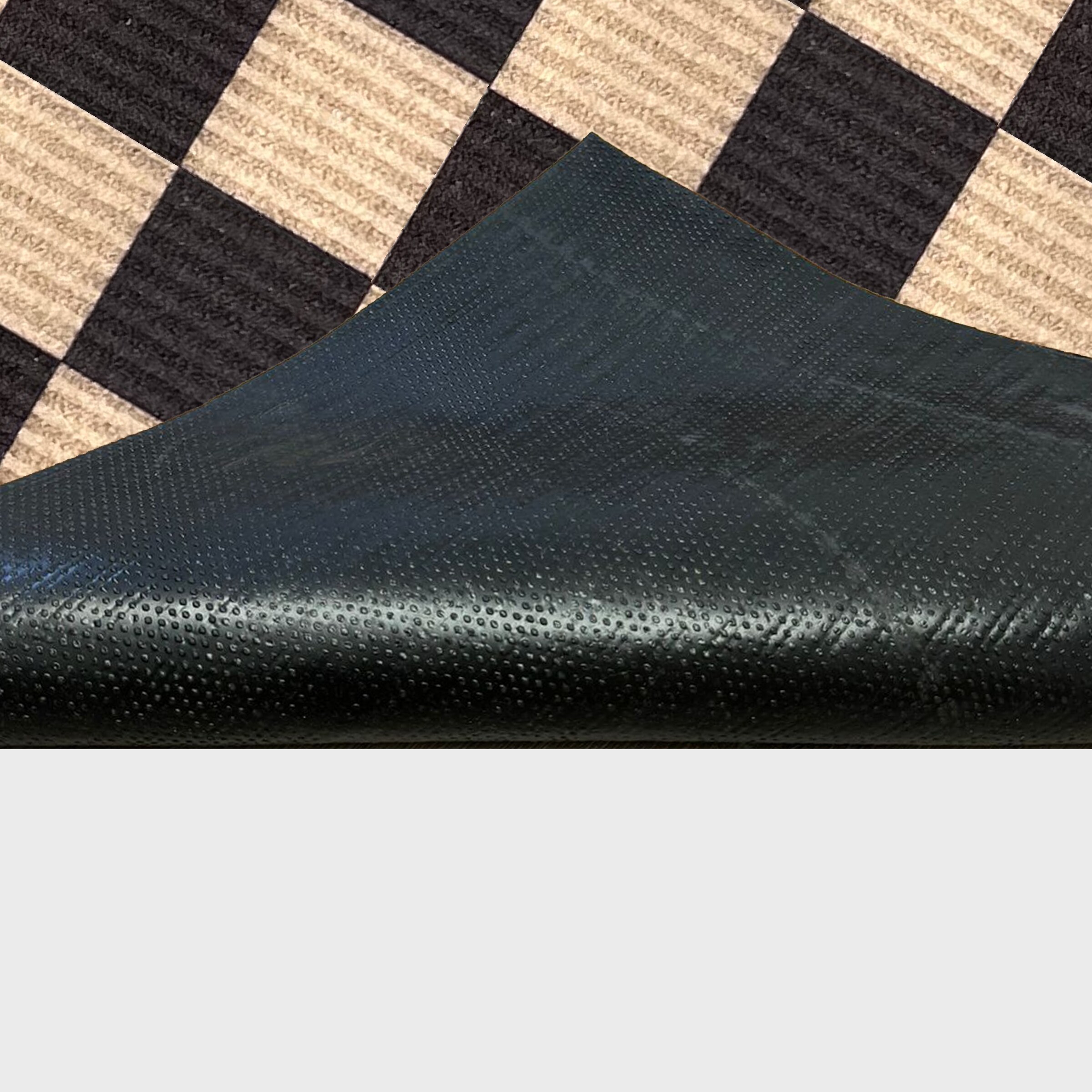 Playa Rug PLY-CHEC-BLACK-36X16 rugs - View #5
