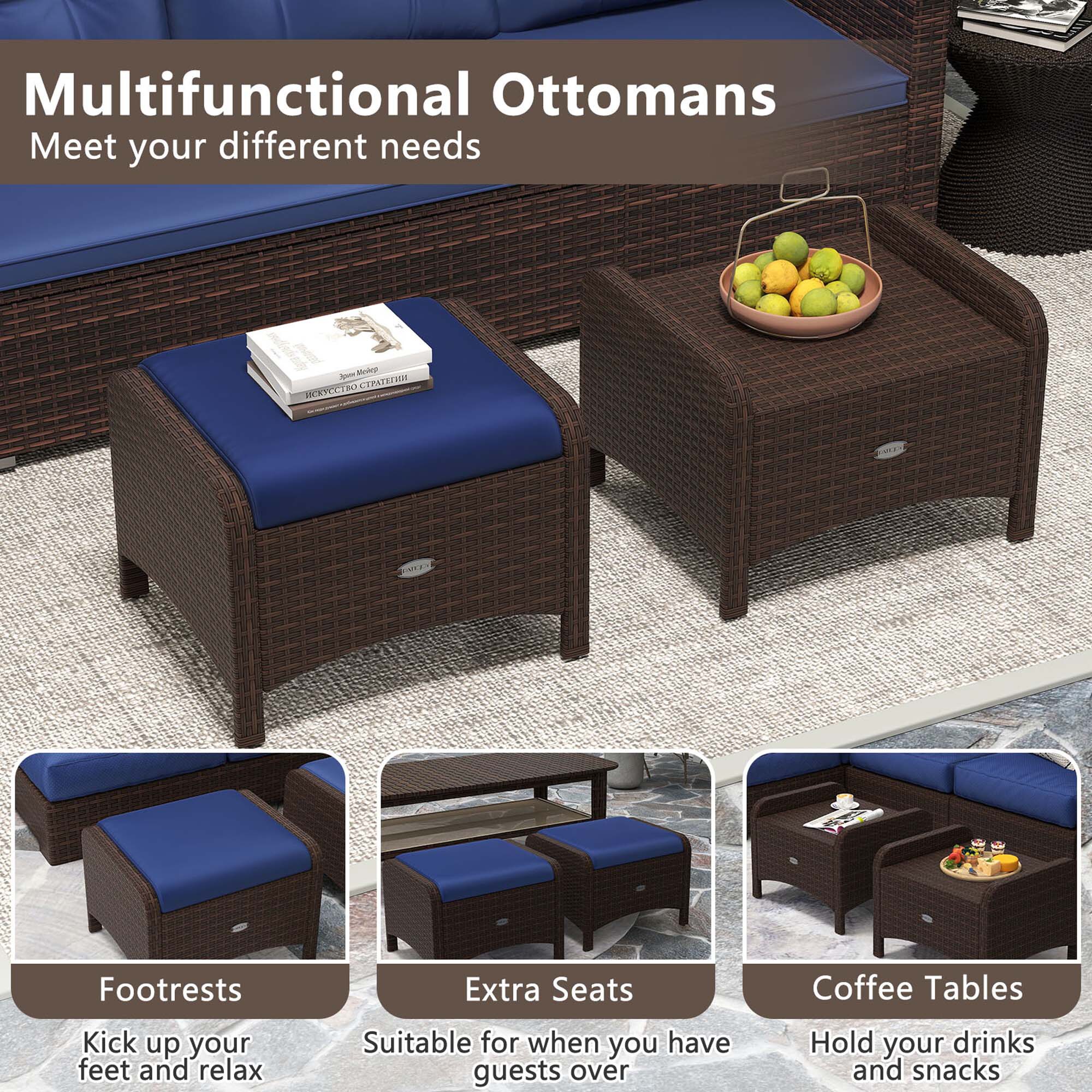 Costway HCST05760 Stools-Ottomans - View #6