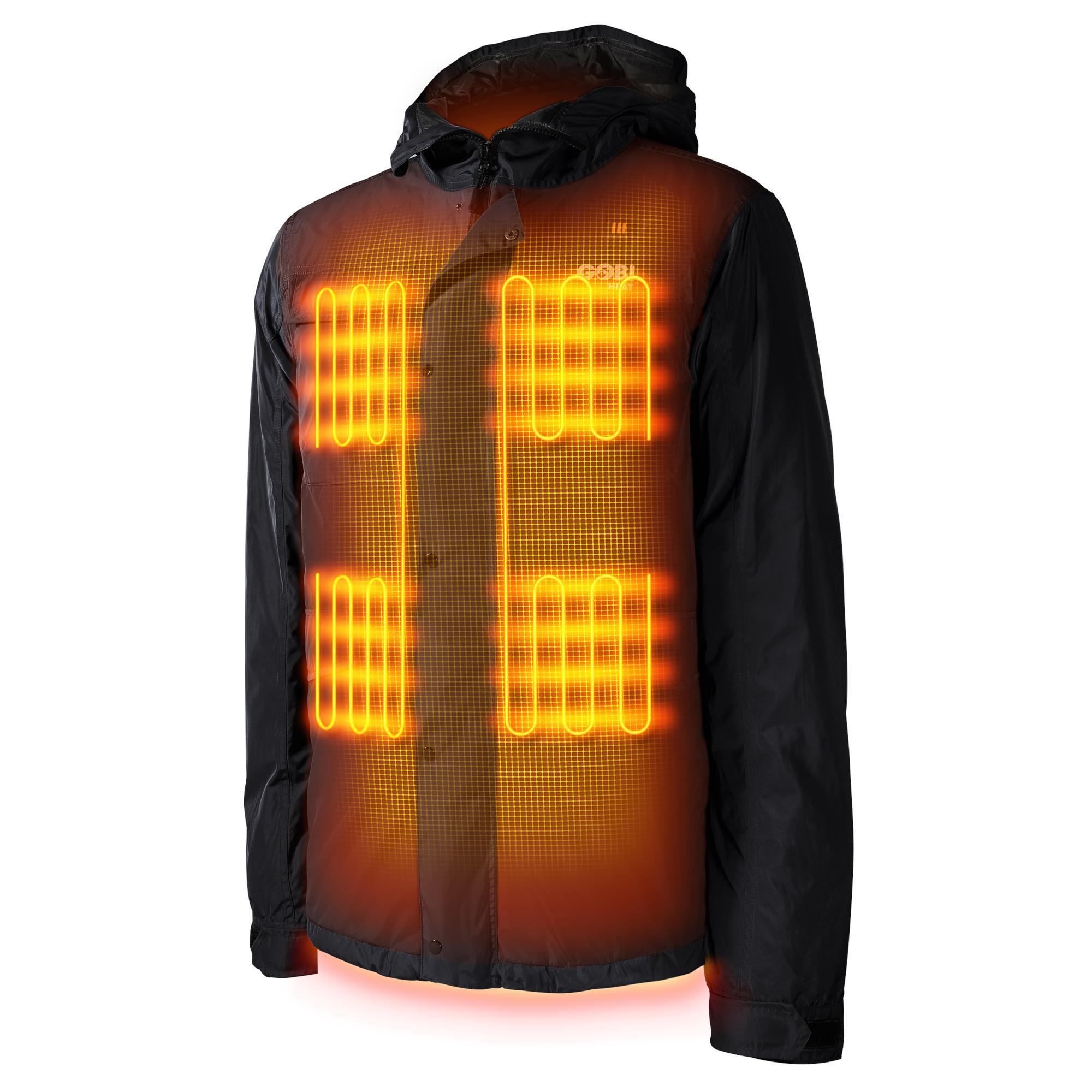 Heated Jacket For Men with Battery Pack Included