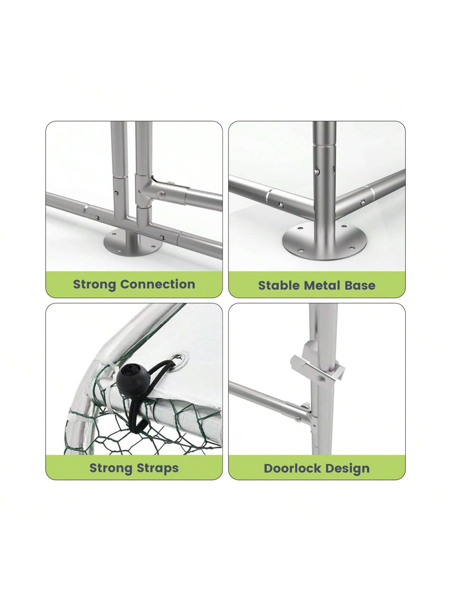 WhizMax BY02-PPG-333L5S8X Chicken-Coops-Rabbit-Hutches - View #7