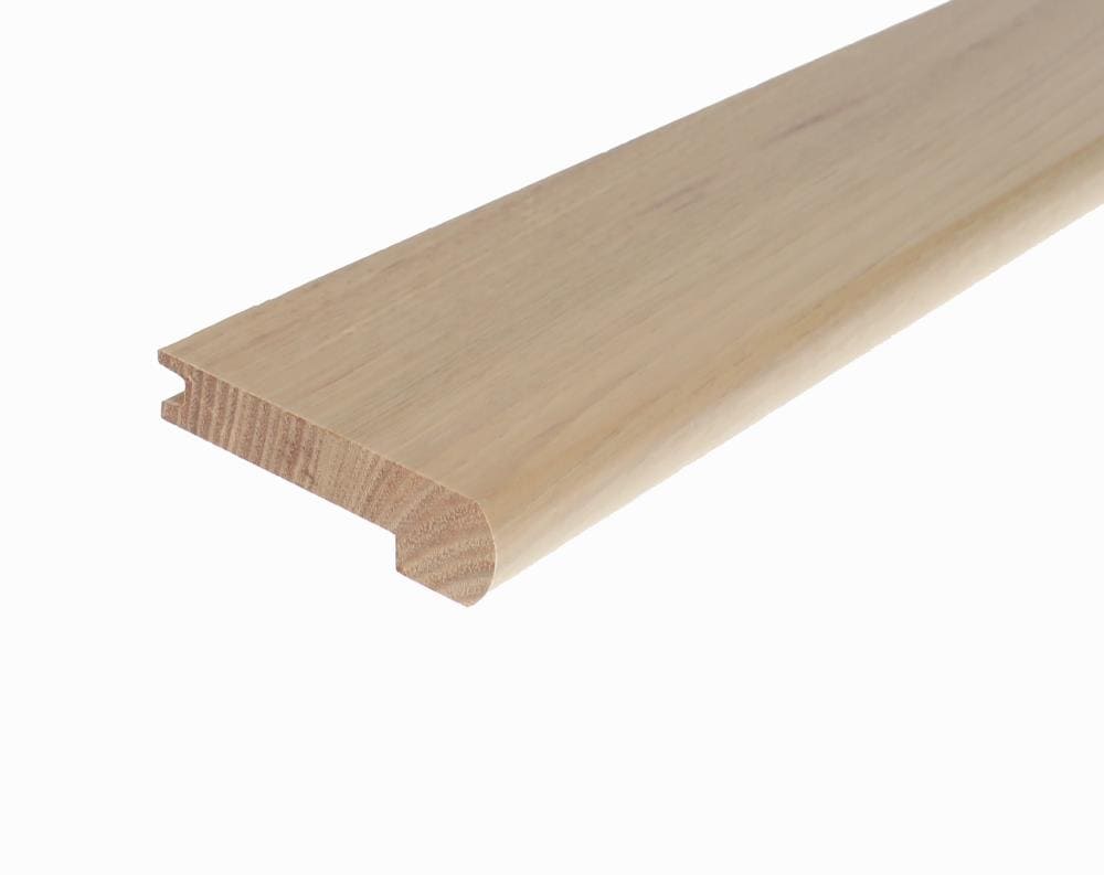 Flexco 3414594 2.75-in x 78-in x 0.75-in Hickory Serrano Prefinished Wood Hickory Flush Stair Nosing