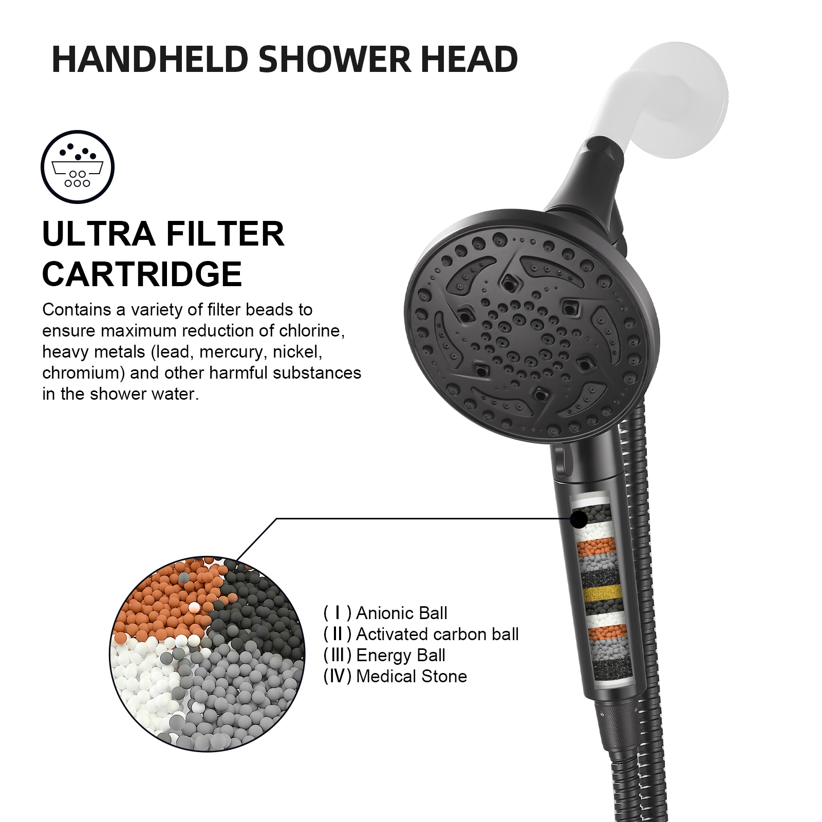 Zalerock L2YSC833 Fixed-Showerhead - View #2