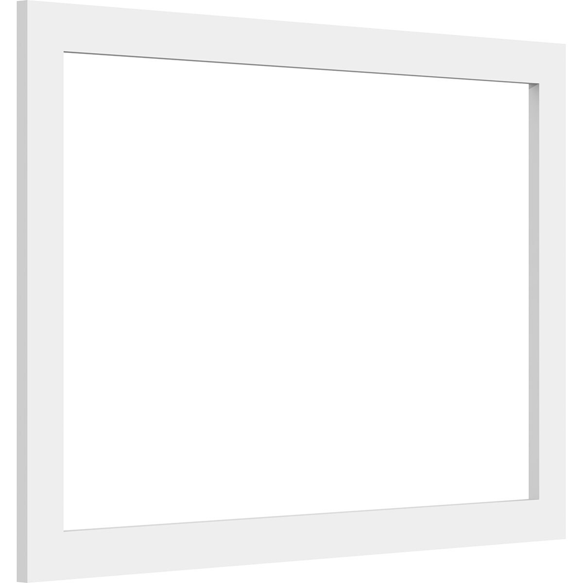 Ekena Millwork WALP26X18X037PRE 26-in x 18-in Smooth Paintable/Stainable White PVC Fretwork Wall Panel (