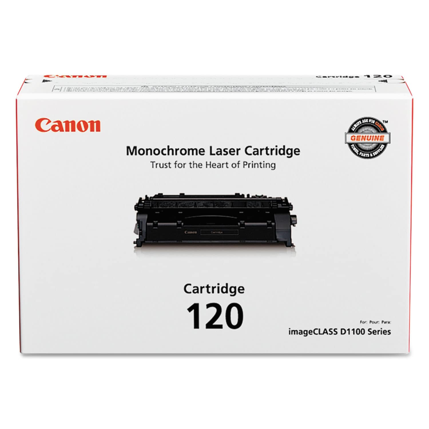 Canon 2617B001 (120) Toner 5000 Page-Yield Black #2617B001