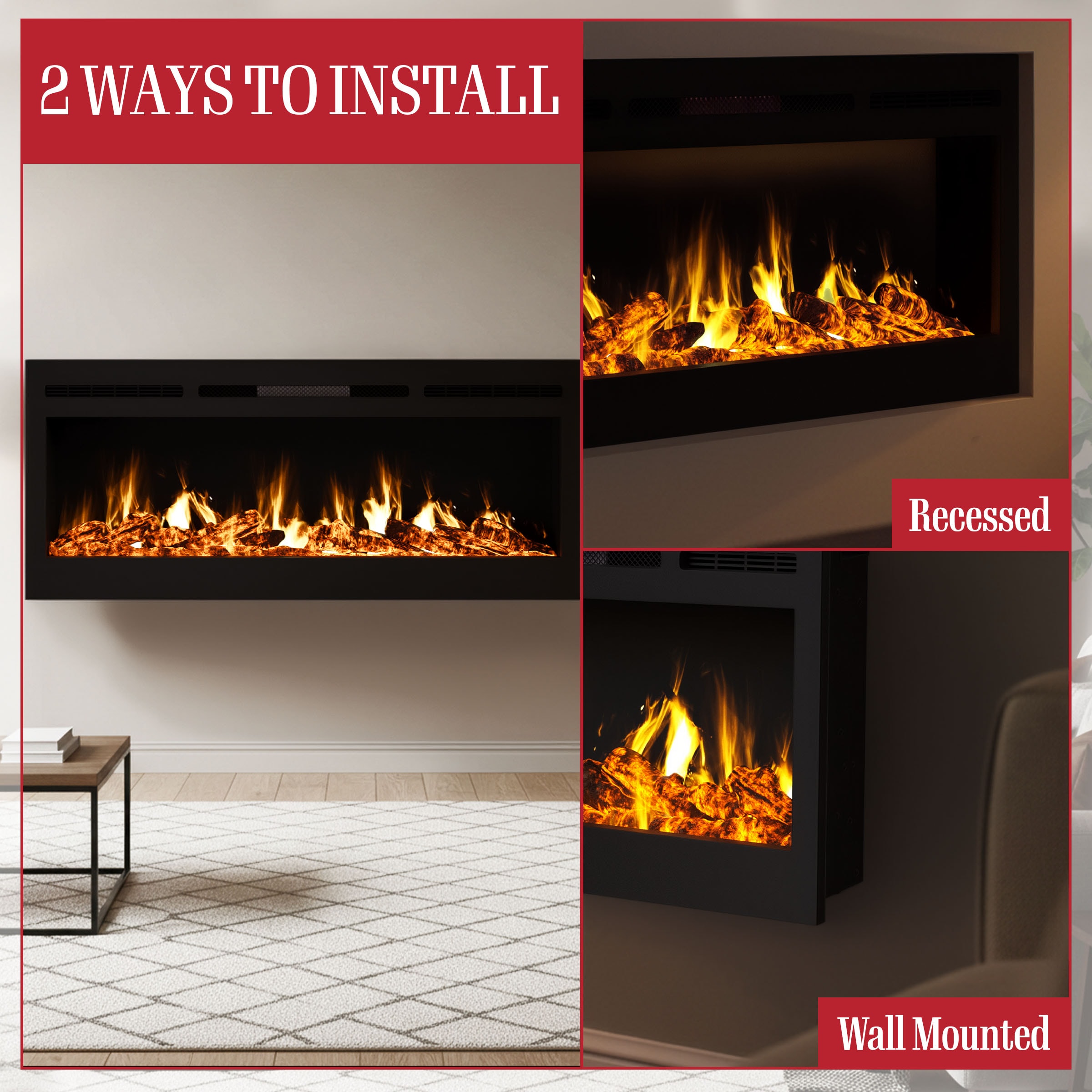 Hastings Home 592363LWB Electric-Fireplaces - View #4