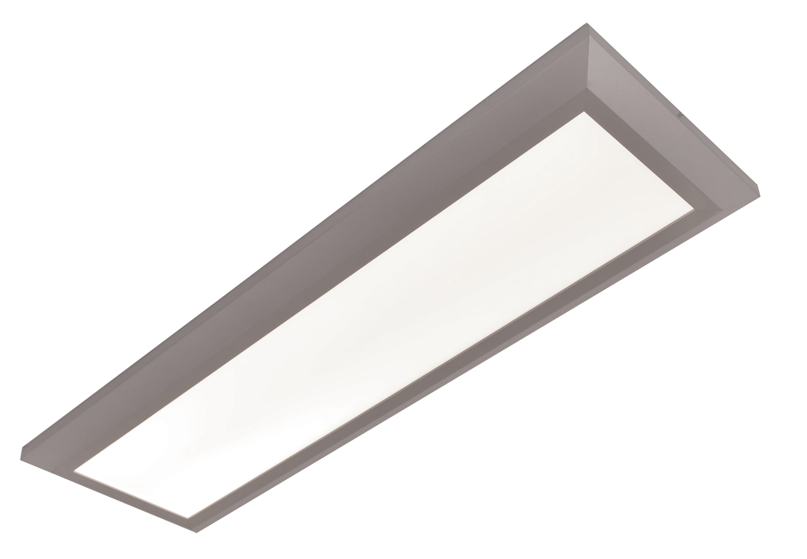 Satin Nickel 50" LED Rectangular Flush Mount Light