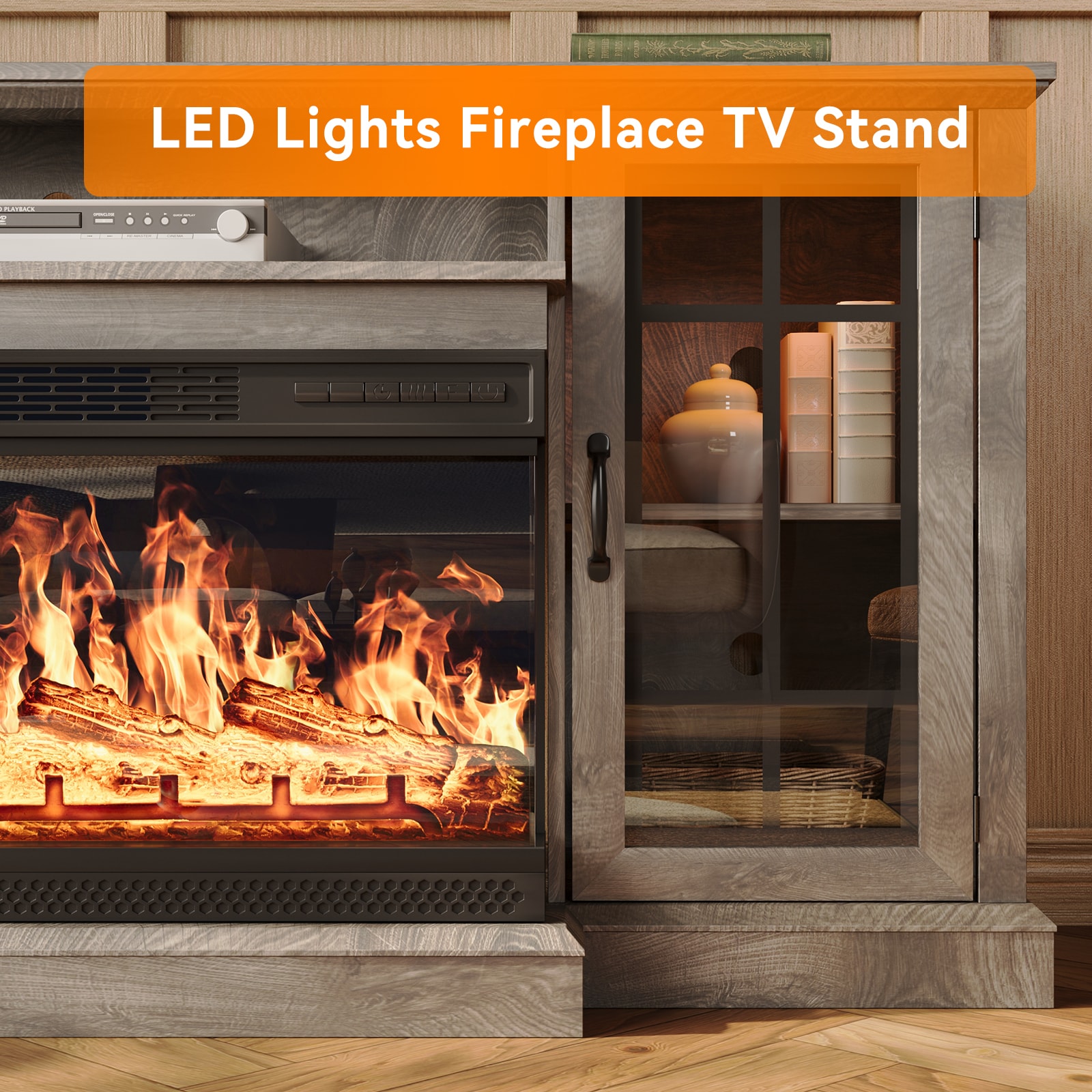 Bapipro TE17A32G Electric-Fireplaces - View #4